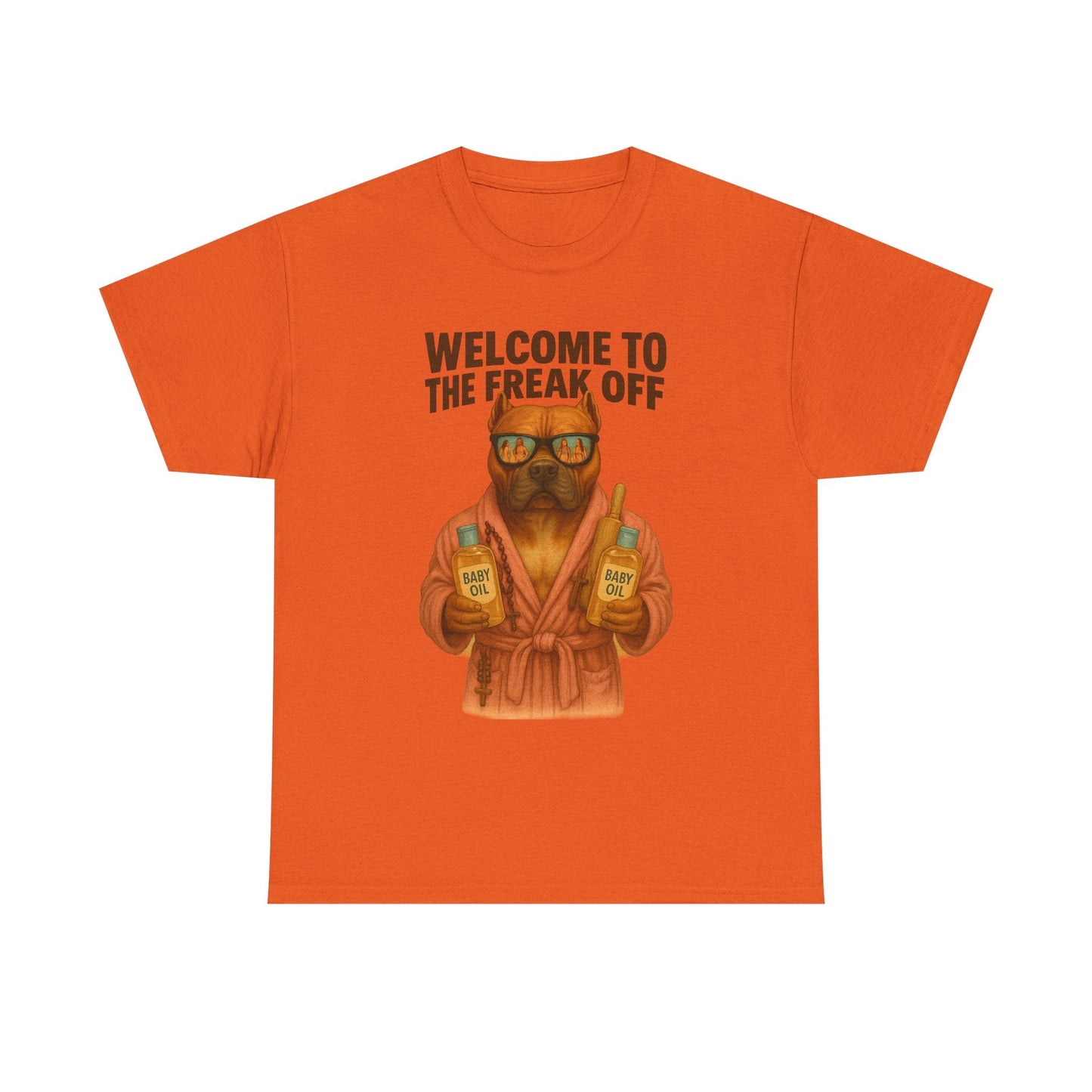 Funny Pitbull Dog T-Shirt - 'Welcome to the Freak Off'- HARDCORE VERSION! Printify