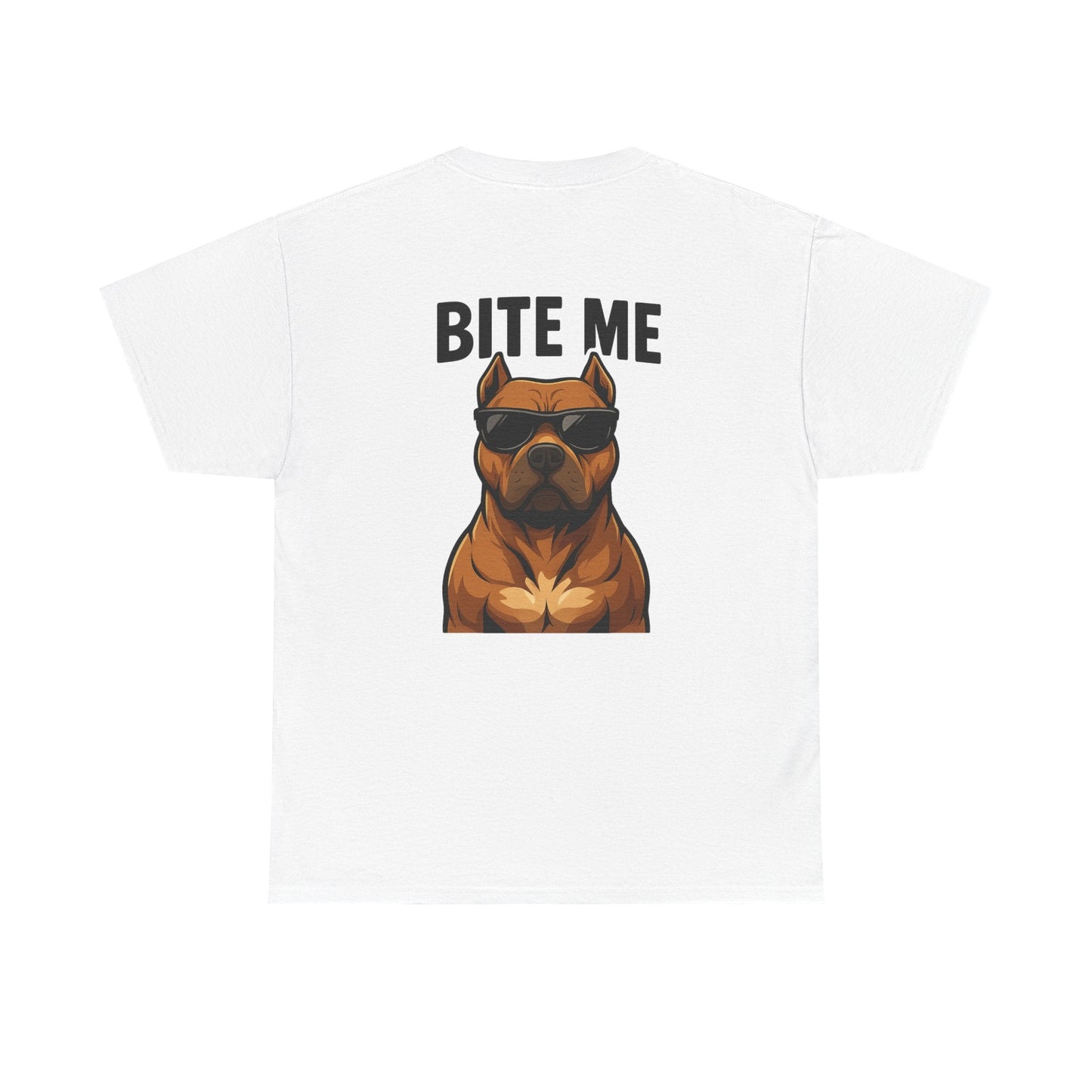 Funny Dog T-Shirt - 'Bite Me' Printify