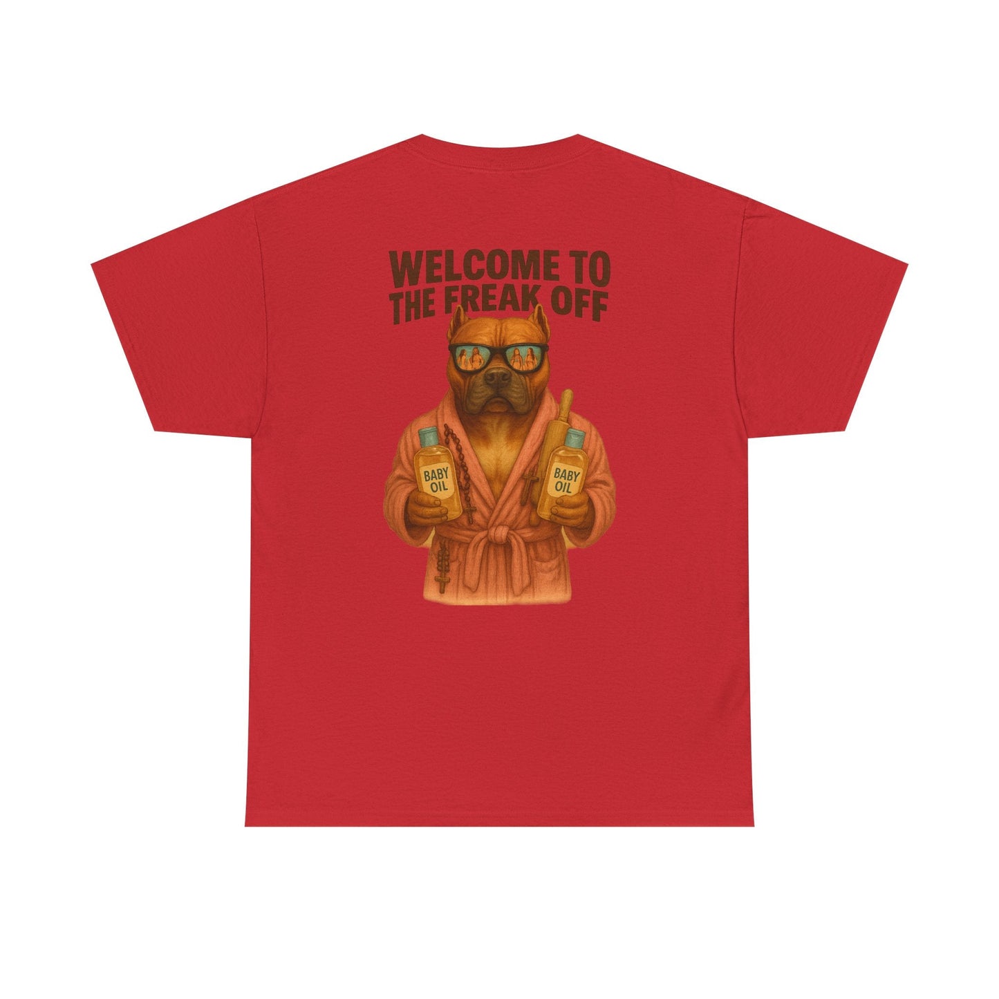 Funny Pitbull Dog T-Shirt - 'Welcome to the Freak Off'- HARDCORE VERSION! Printify