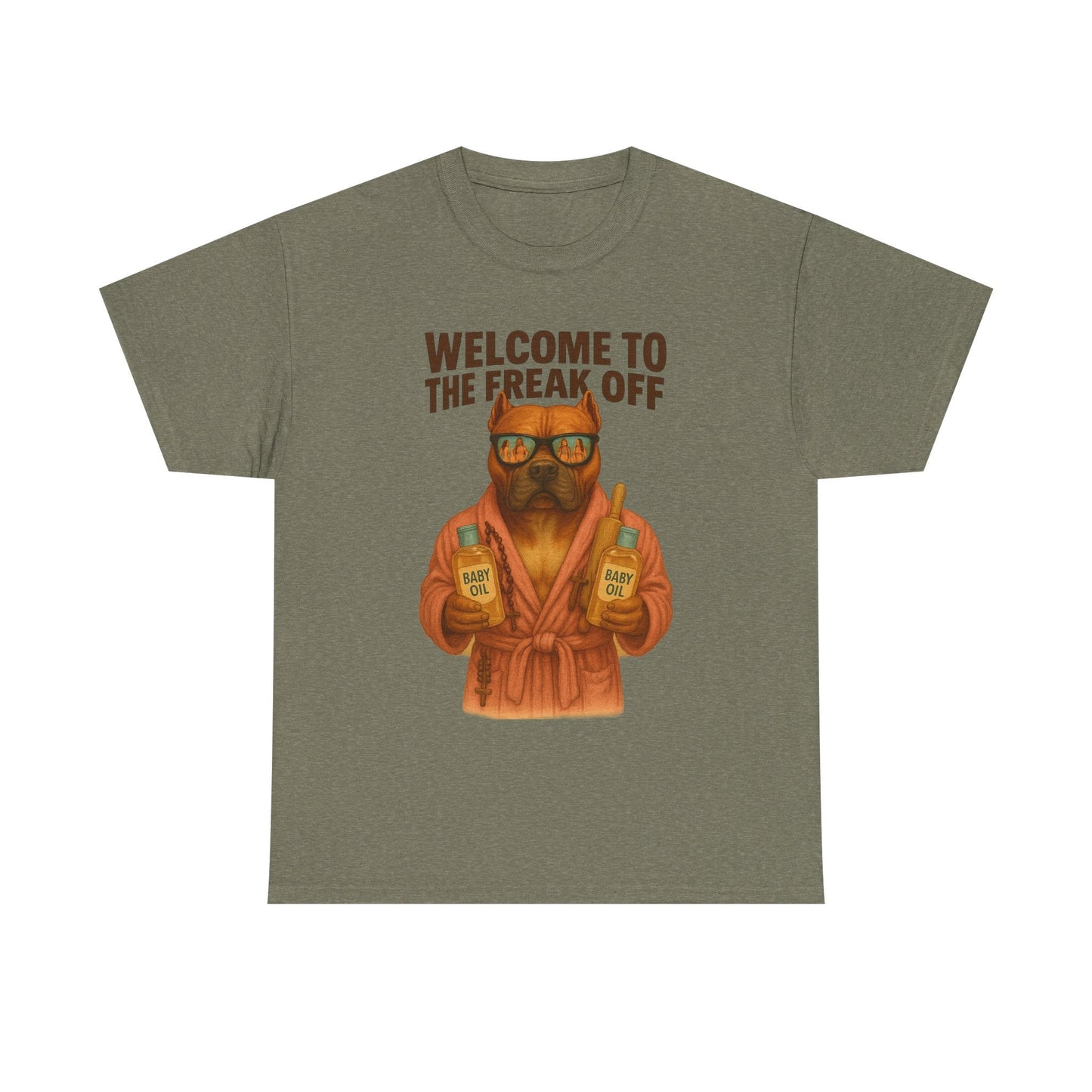 Funny Pitbull Dog T-Shirt - 'Welcome to the Freak Off'- HARDCORE VERSION! Printify