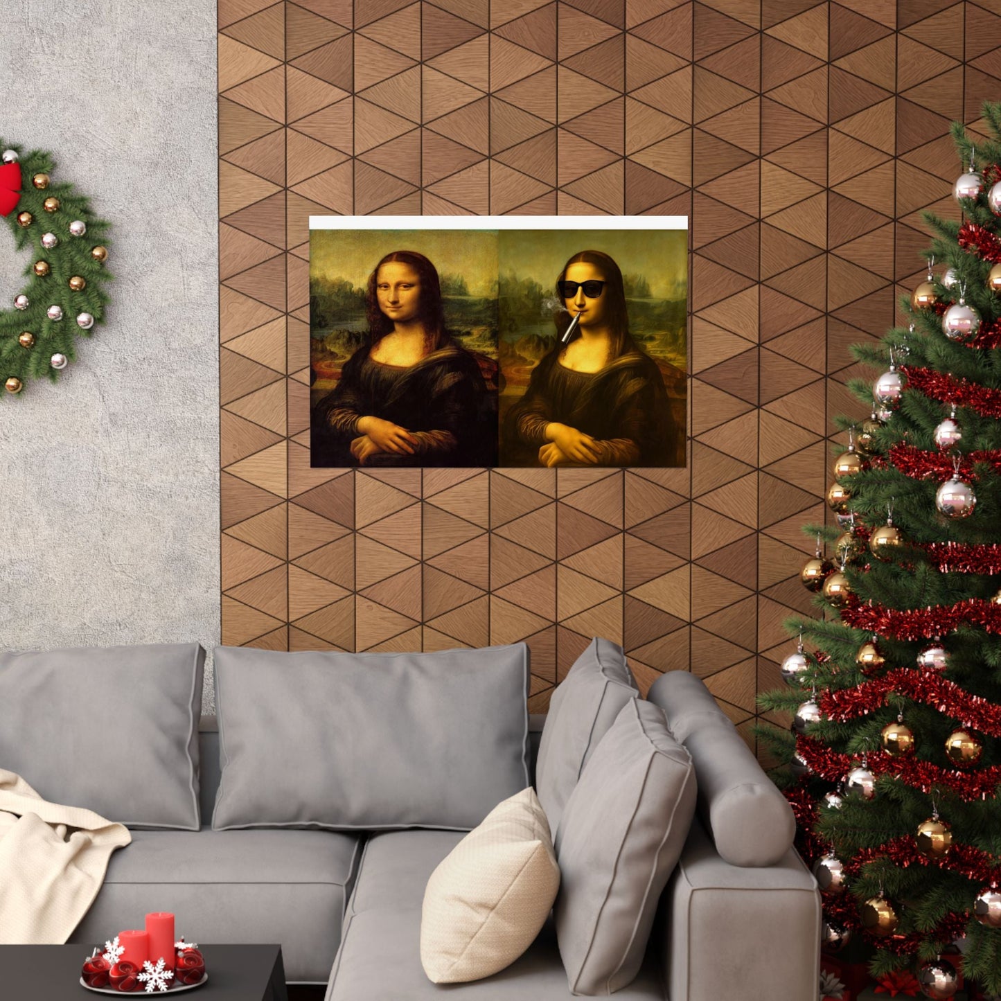 'The Degradation of Society' Print 1 - Mona Lisa by Leonardo da Vinci Printify