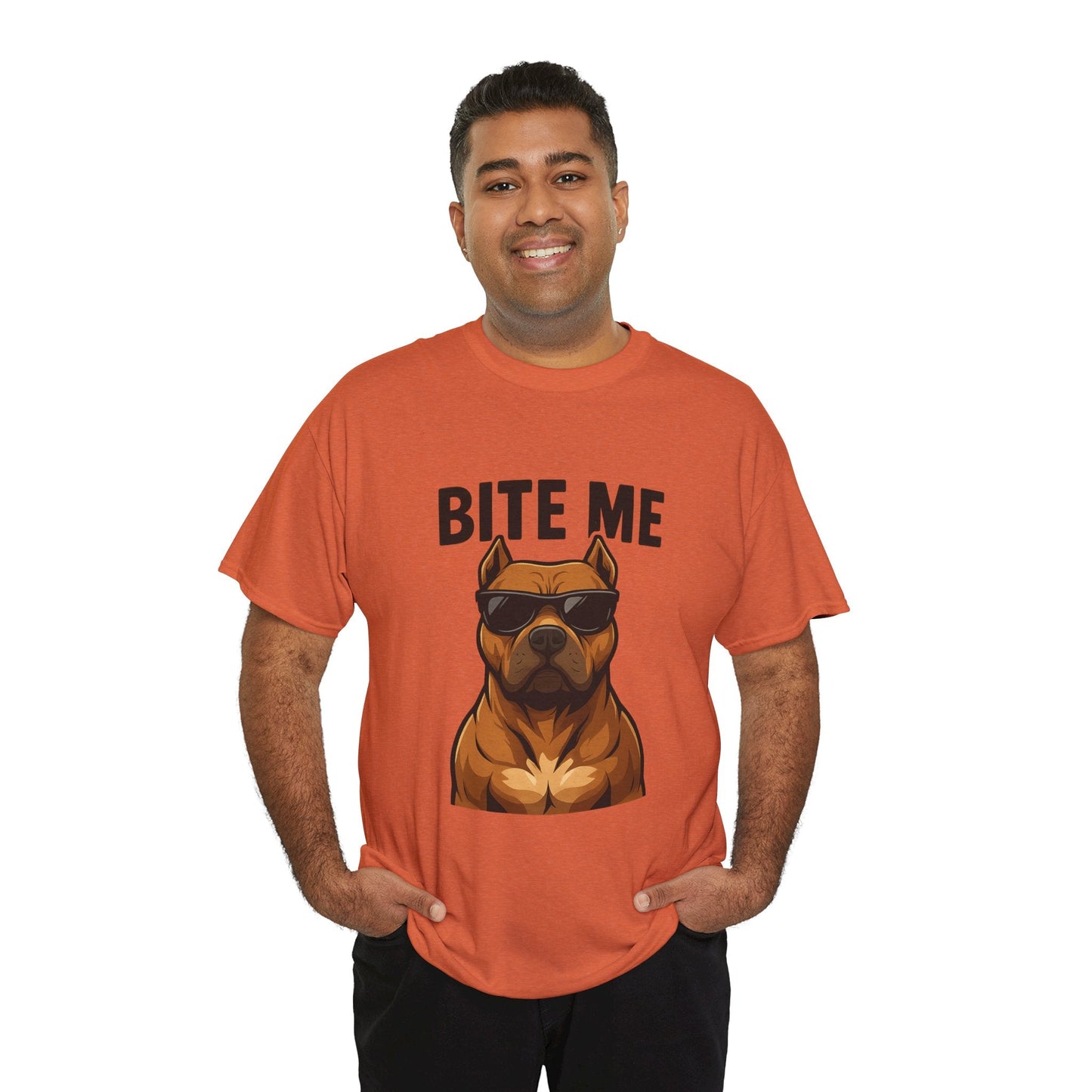 Funny Dog T-Shirt - 'Bite Me' Printify