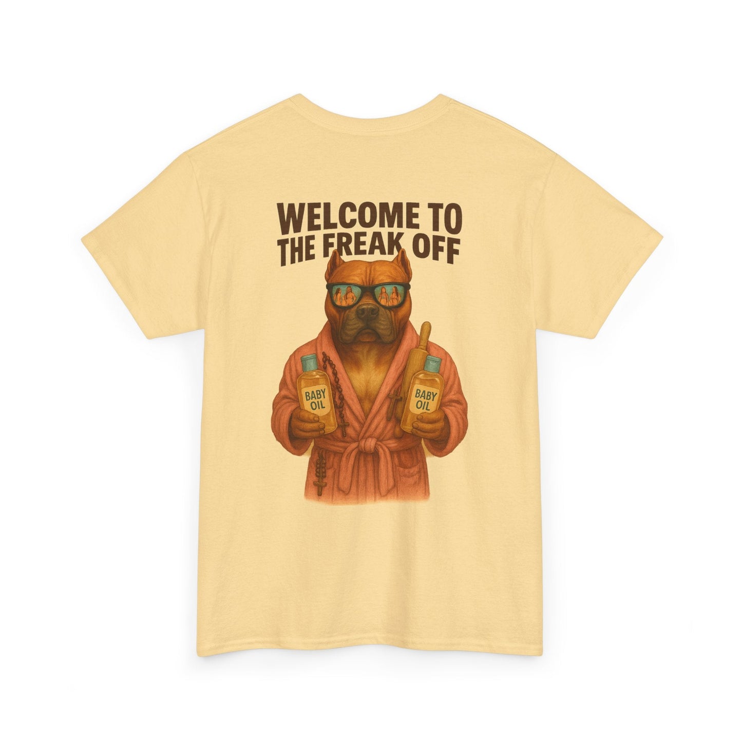 Funny Pitbull Dog T-Shirt - 'Welcome to the Freak Off'- HARDCORE VERSION! Printify