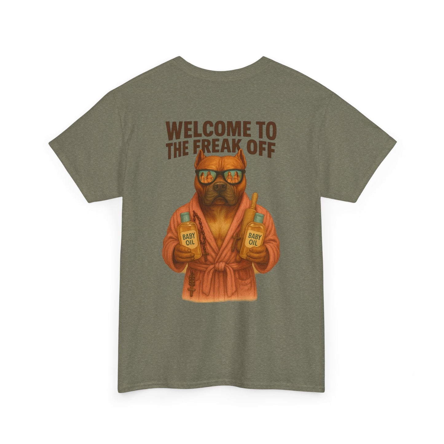 Funny Pitbull Dog T-Shirt - 'Welcome to the Freak Off'- HARDCORE VERSION! Printify
