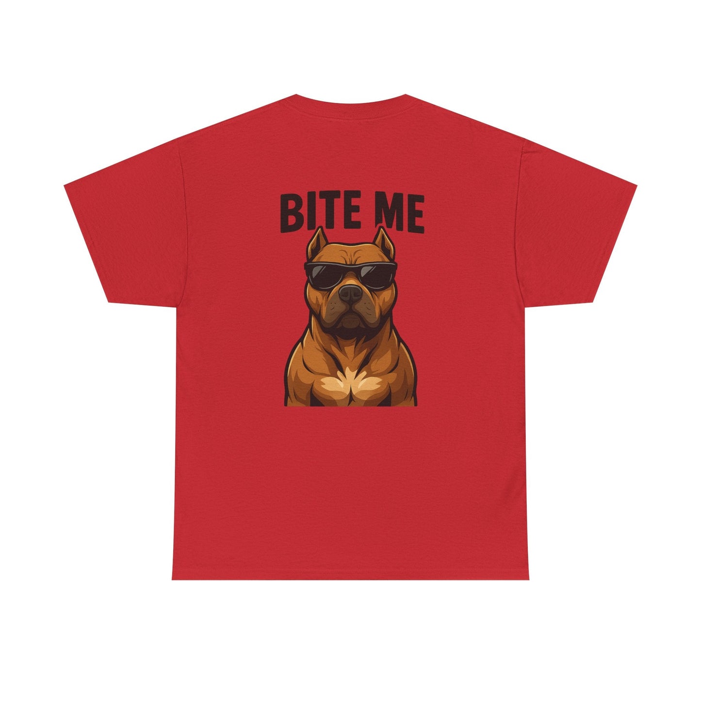 Funny Dog T-Shirt - 'Bite Me' Printify