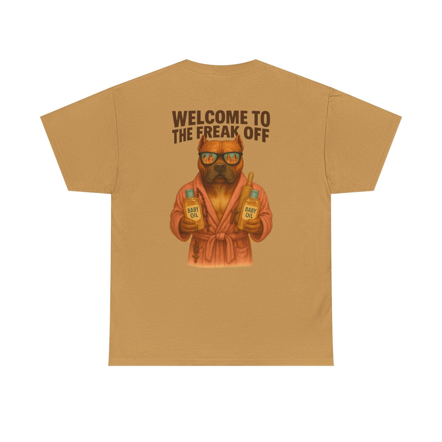 Funny Pitbull Dog T-Shirt - 'Welcome to the Freak Off'- HARDCORE VERSION! Printify