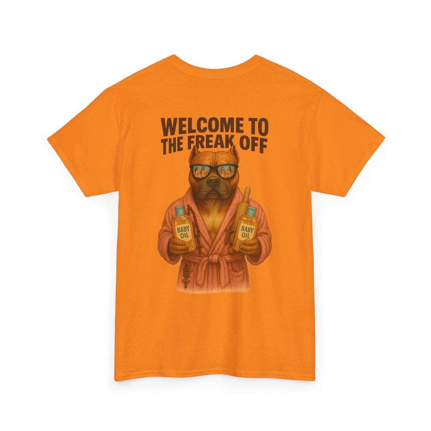 Funny Pitbull Dog T-Shirt - 'Welcome to the Freak Off'- HARDCORE VERSION! Printify