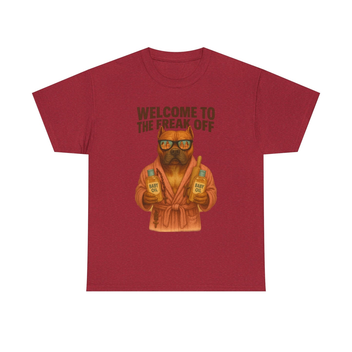 Funny Pitbull Dog T-Shirt - 'Welcome to the Freak Off'- HARDCORE VERSION! Printify