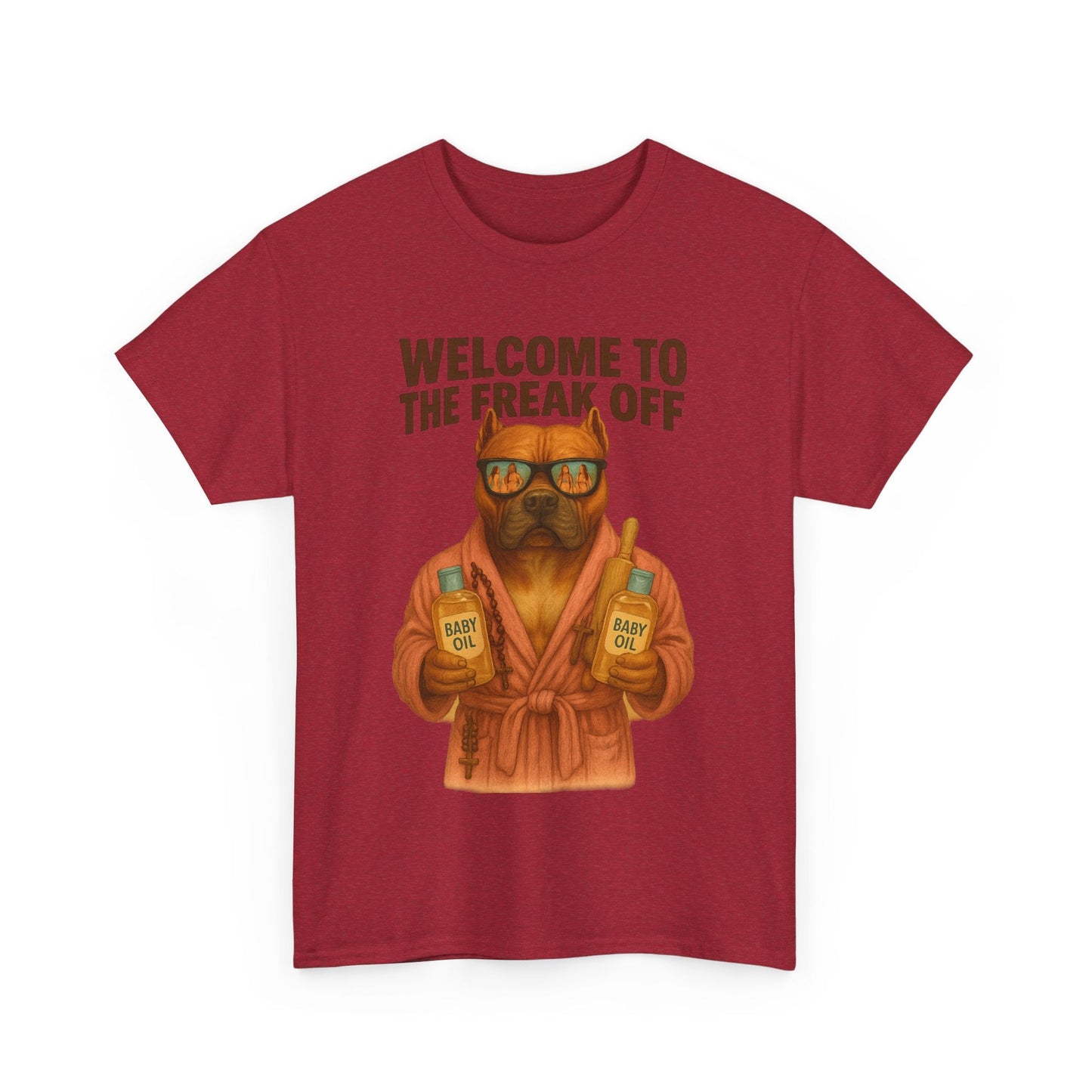 Funny Pitbull Dog T-Shirt - 'Welcome to the Freak Off'- HARDCORE VERSION! Printify