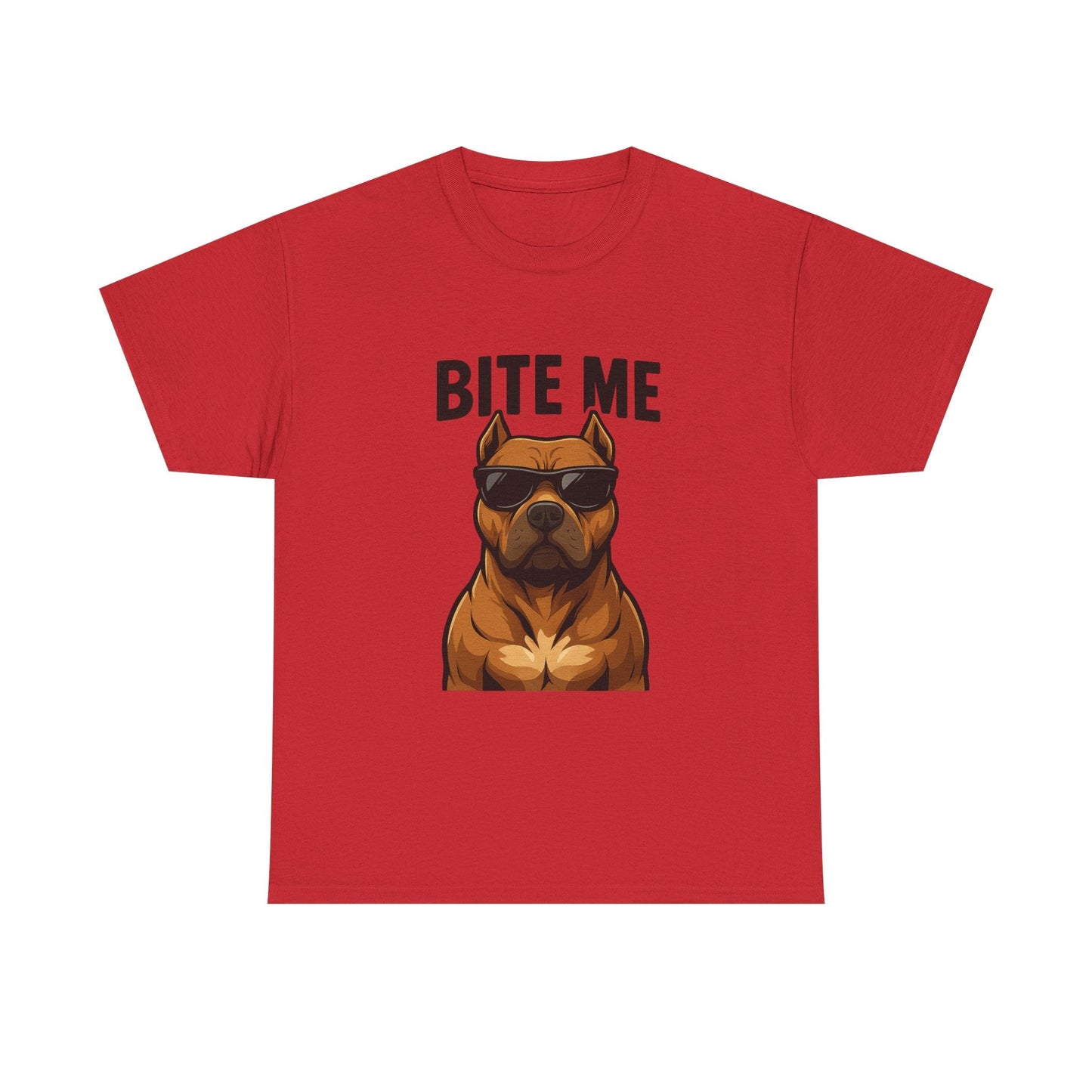 Funny Dog T-Shirt - 'Bite Me' Printify