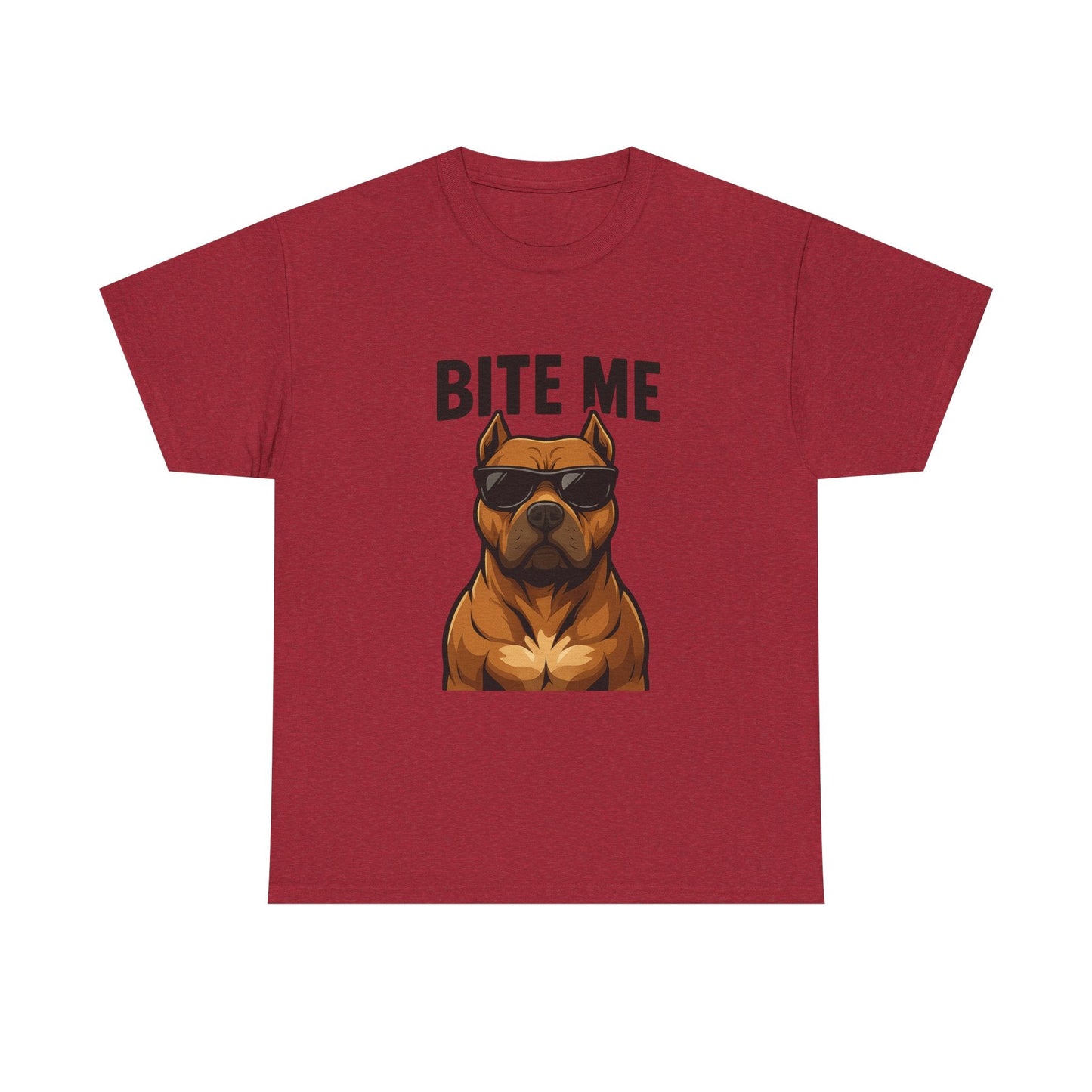 Funny Dog T-Shirt - 'Bite Me' Printify