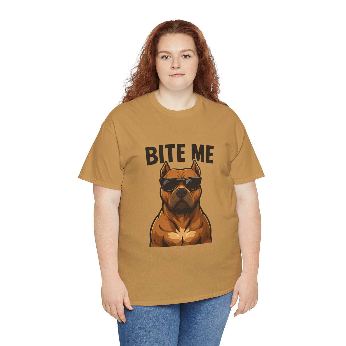 Funny Dog T-Shirt - 'Bite Me' Printify