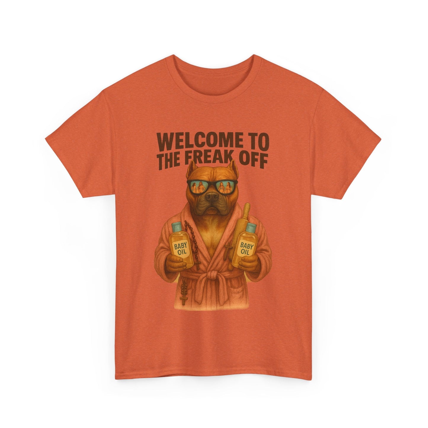 Funny Pitbull Dog T-Shirt - 'Welcome to the Freak Off'- HARDCORE VERSION! Printify