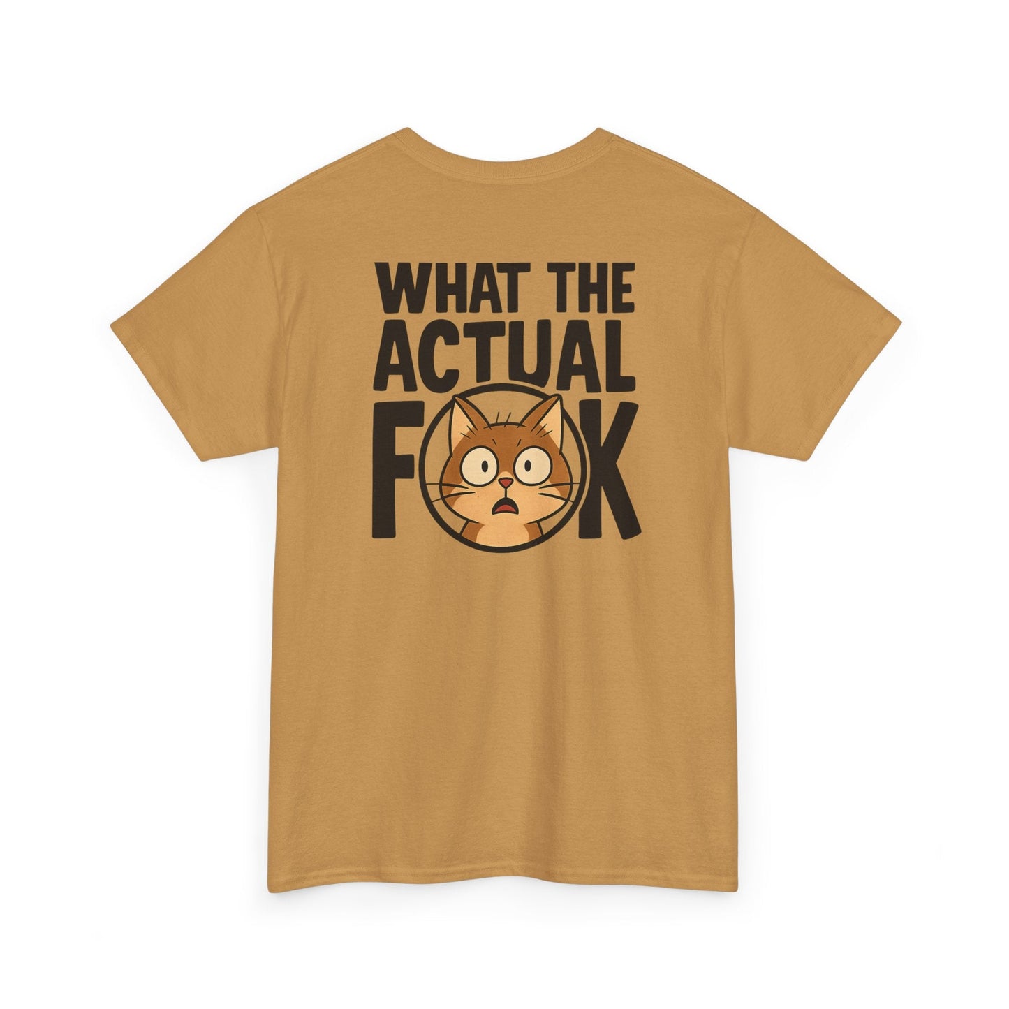 Funny Cat T-Shirt - 'What the Actual F**K' Printify