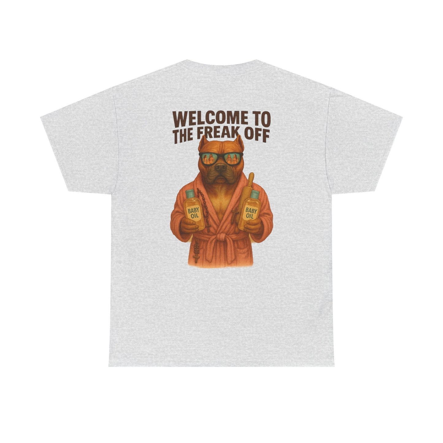 Funny Pitbull Dog T-Shirt - 'Welcome to the Freak Off'- HARDCORE VERSION! Printify
