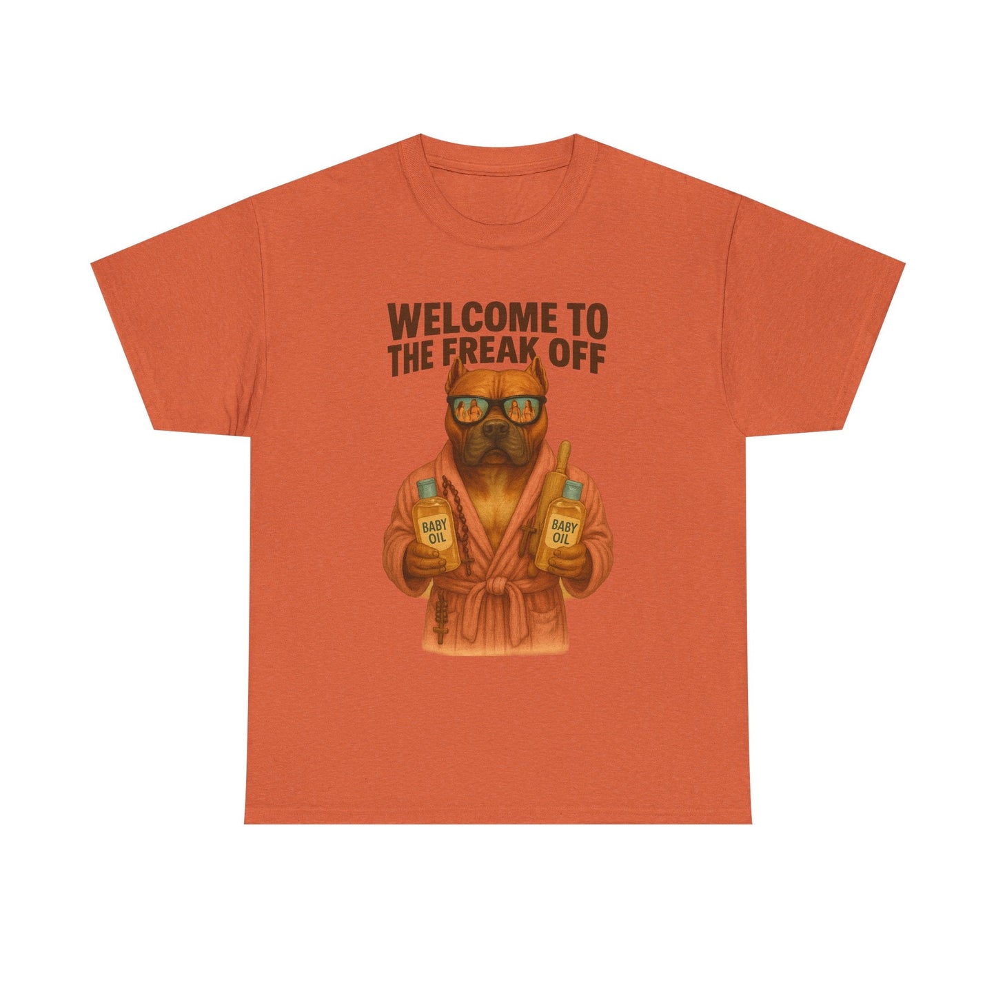 Funny Pitbull Dog T-Shirt - 'Welcome to the Freak Off'- HARDCORE VERSION! Printify