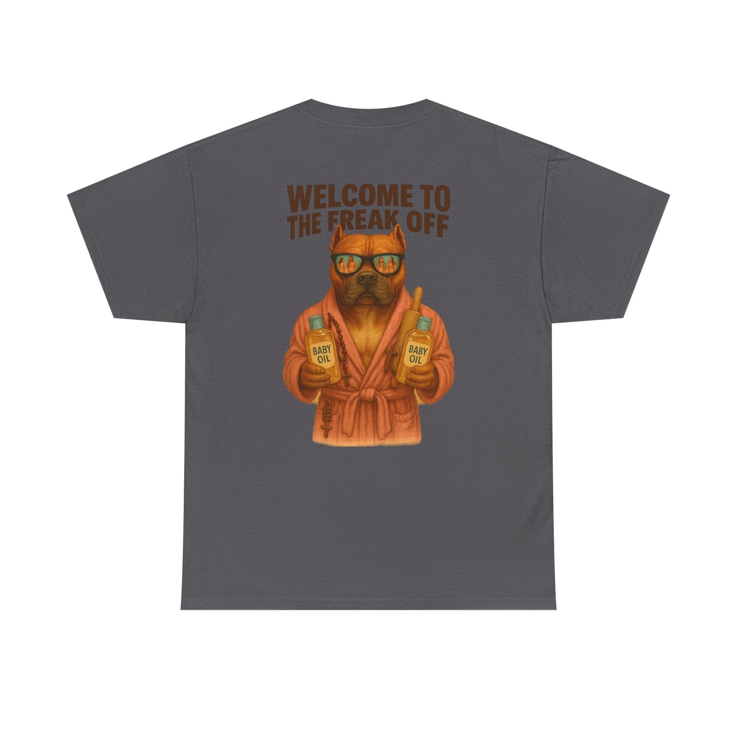 Funny Pitbull Dog T-Shirt - 'Welcome to the Freak Off'- HARDCORE VERSION! Printify
