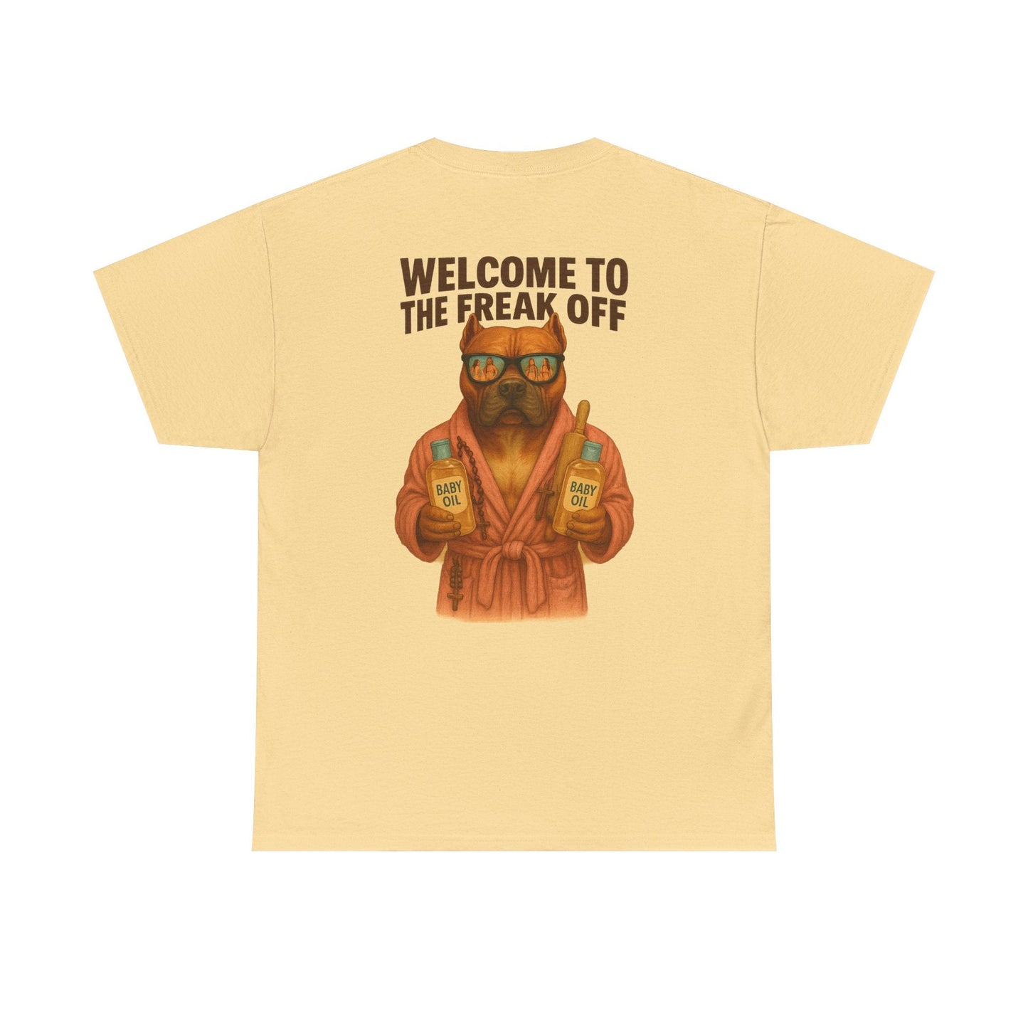Funny Pitbull Dog T-Shirt - 'Welcome to the Freak Off'- HARDCORE VERSION! Printify