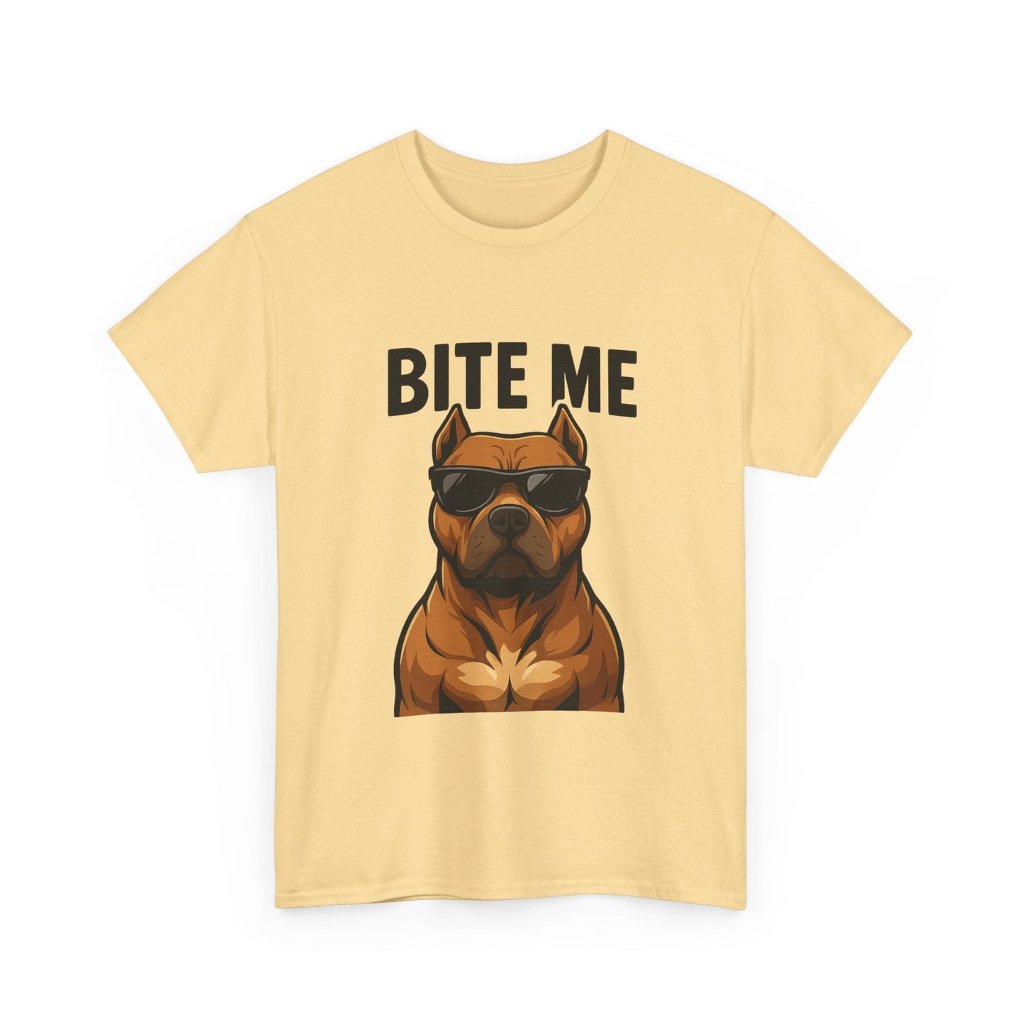 Funny Dog T-Shirt - 'Bite Me' Printify