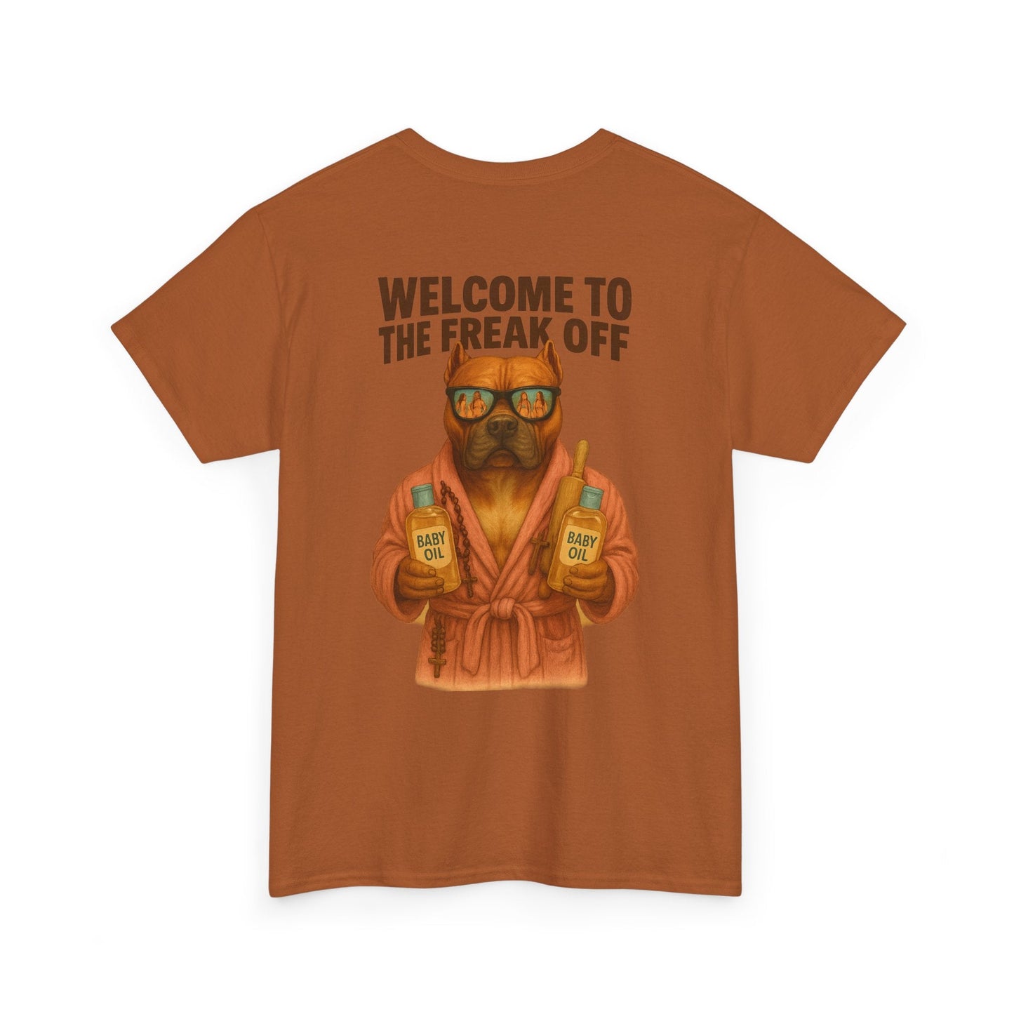 Funny Pitbull Dog T-Shirt - 'Welcome to the Freak Off'- HARDCORE VERSION! Printify