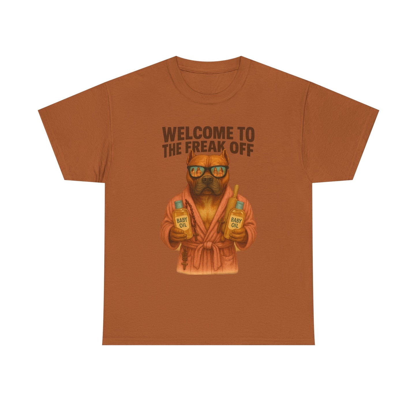 Funny Pitbull Dog T-Shirt - 'Welcome to the Freak Off'- HARDCORE VERSION! Printify