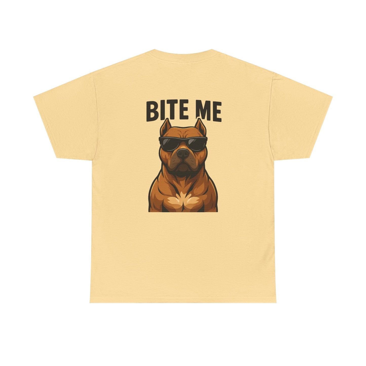 Funny Dog T-Shirt - 'Bite Me' Printify