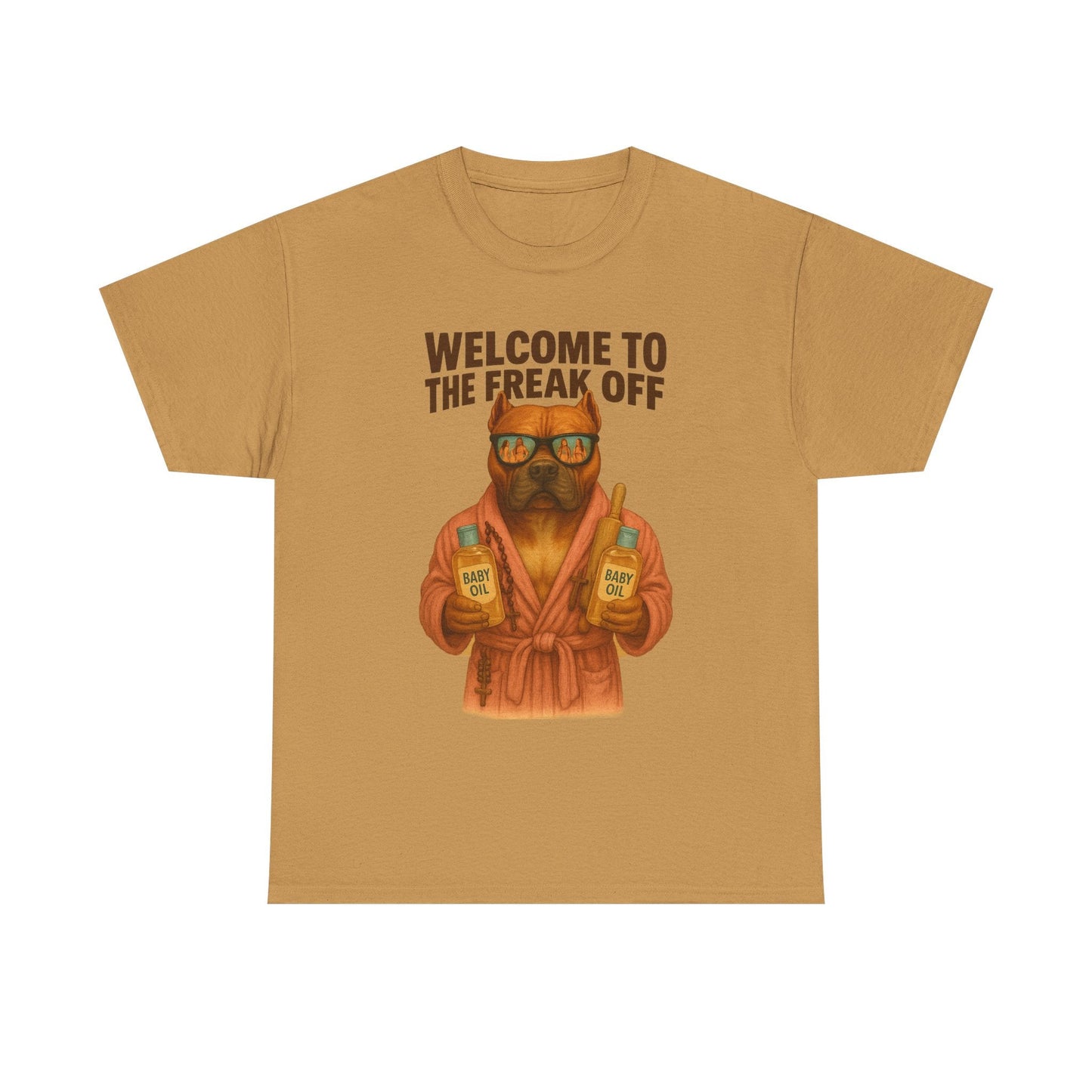 Funny Pitbull Dog T-Shirt - 'Welcome to the Freak Off'- HARDCORE VERSION! Printify