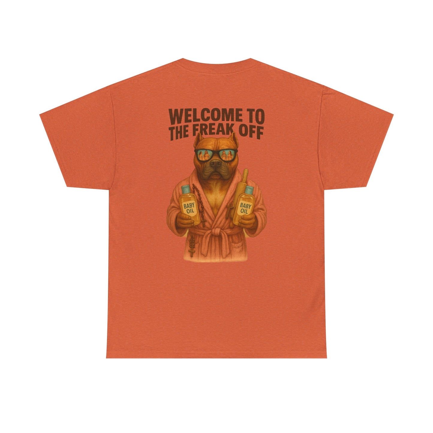 Funny Pitbull Dog T-Shirt - 'Welcome to the Freak Off'- HARDCORE VERSION! Printify