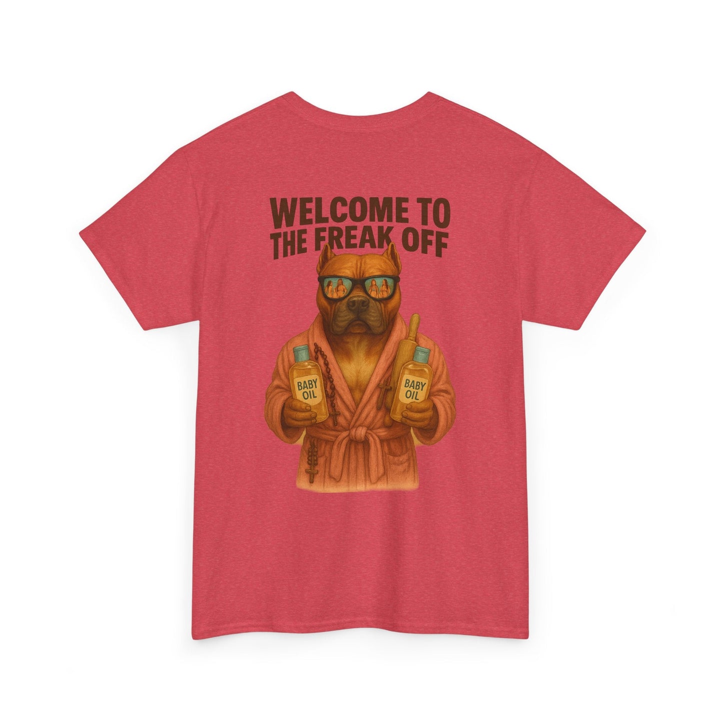 Funny Pitbull Dog T-Shirt - 'Welcome to the Freak Off'- HARDCORE VERSION! Printify