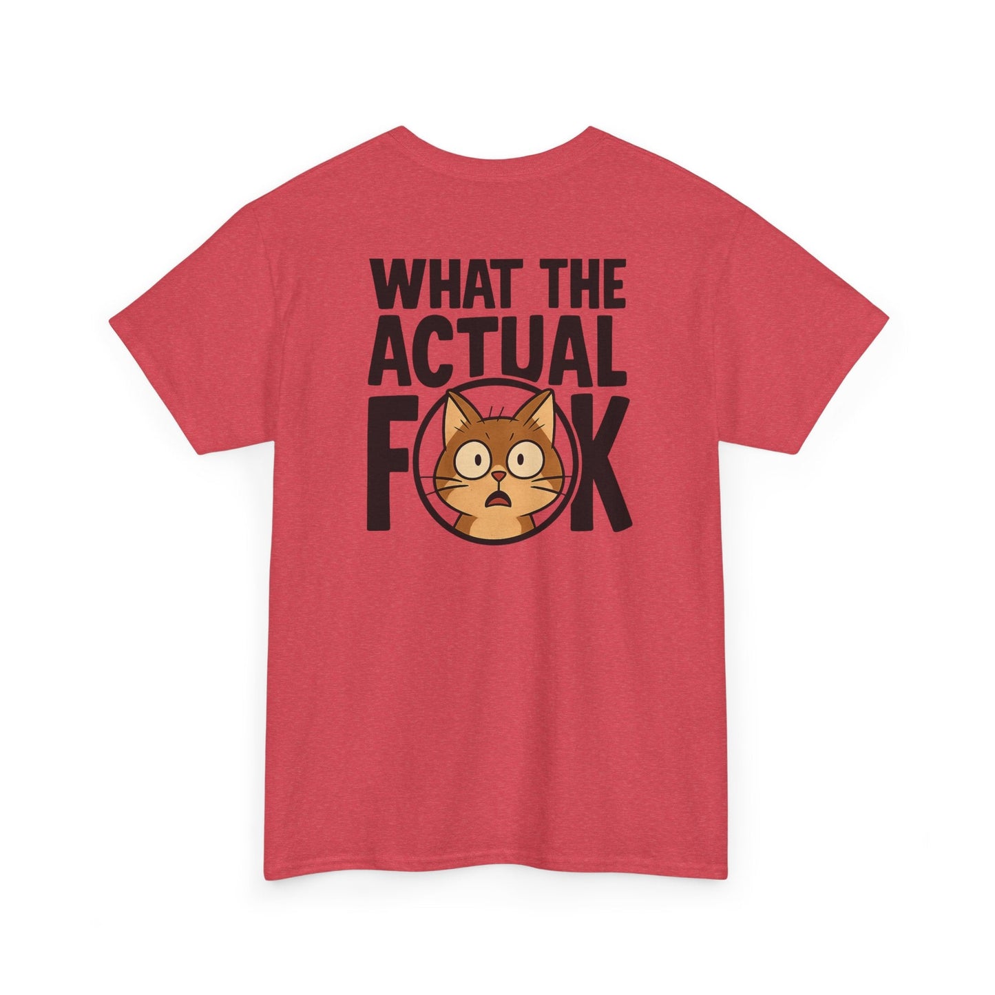 Funny Cat T-Shirt - 'What the Actual F**K' Printify