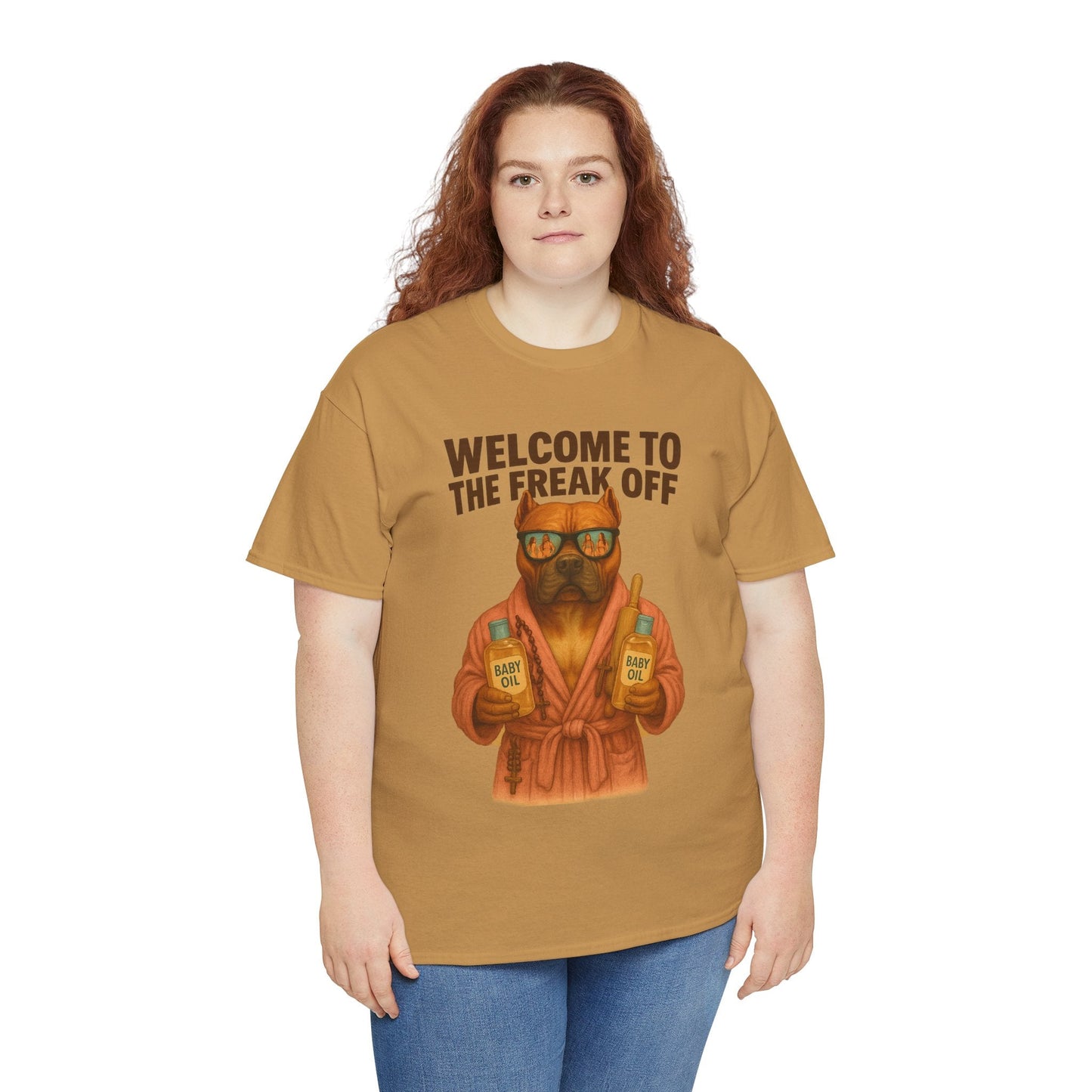 Funny Pitbull Dog T-Shirt - 'Welcome to the Freak Off'- HARDCORE VERSION! Printify