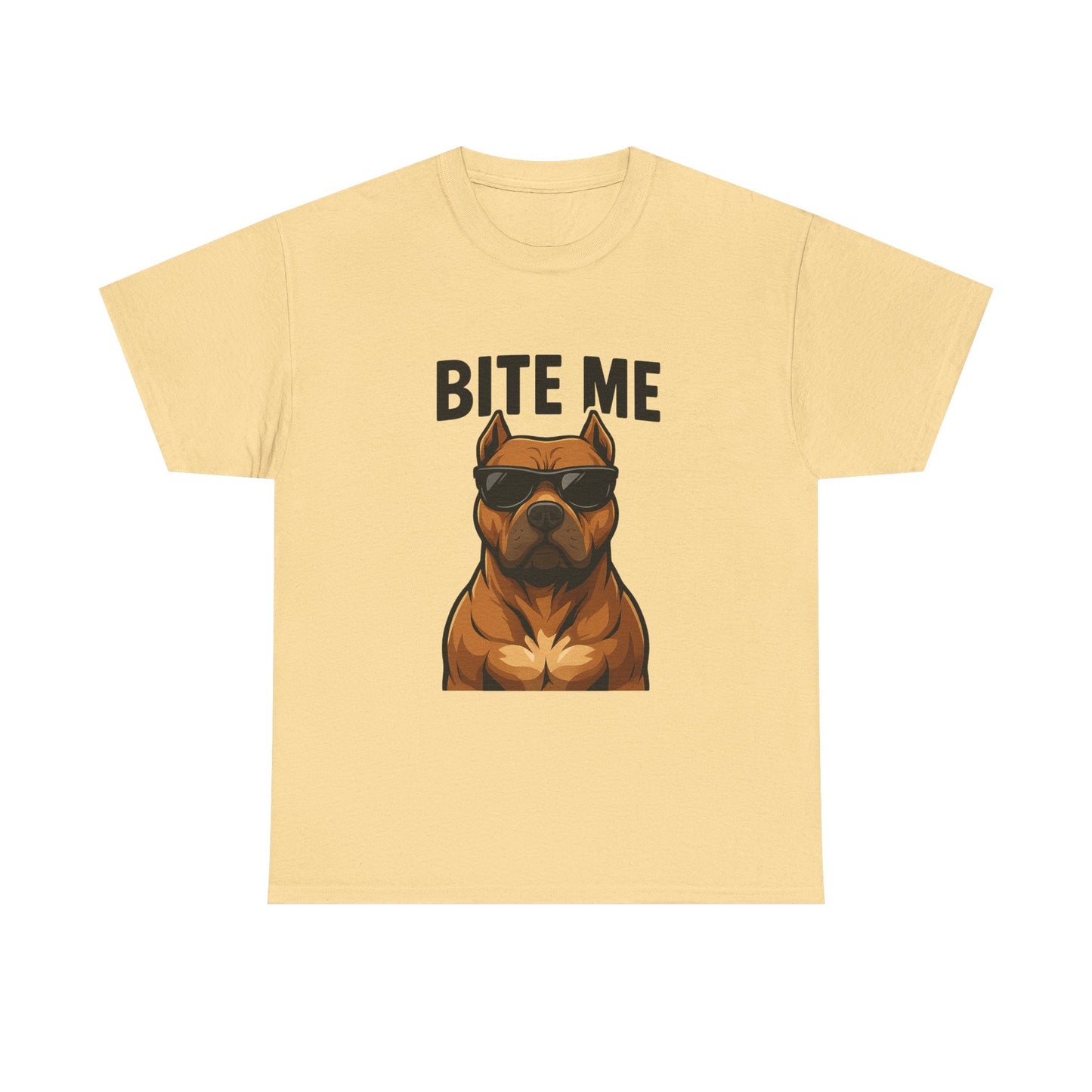 Funny Dog T-Shirt - 'Bite Me' Printify