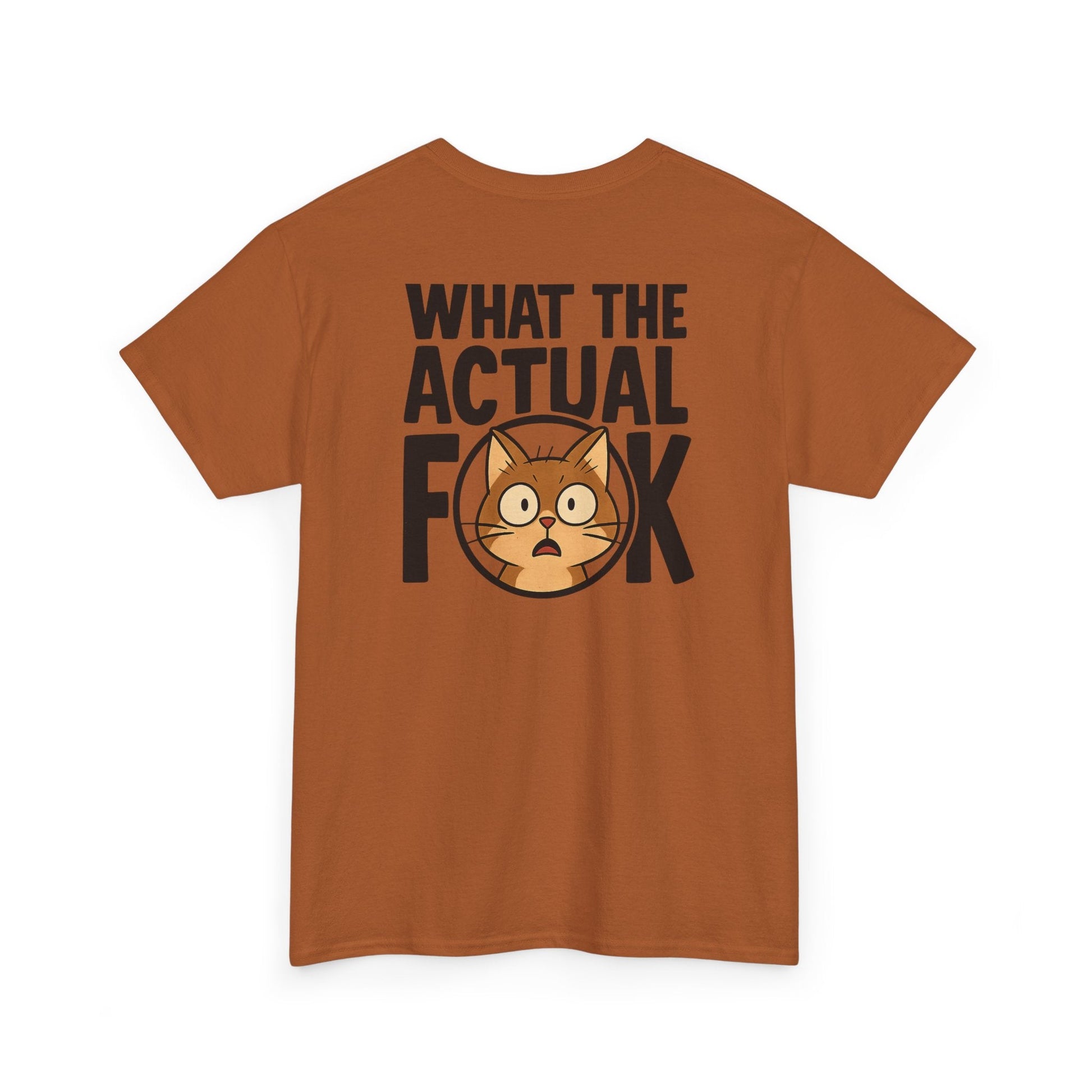 Funny Cat T-Shirt - 'What the Actual F**K' Printify