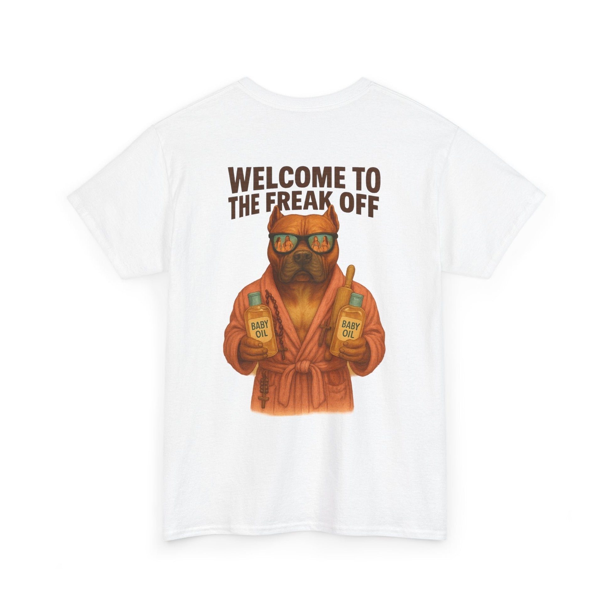 Funny Pitbull Dog T-Shirt - 'Welcome to the Freak Off'- HARDCORE VERSION! Printify