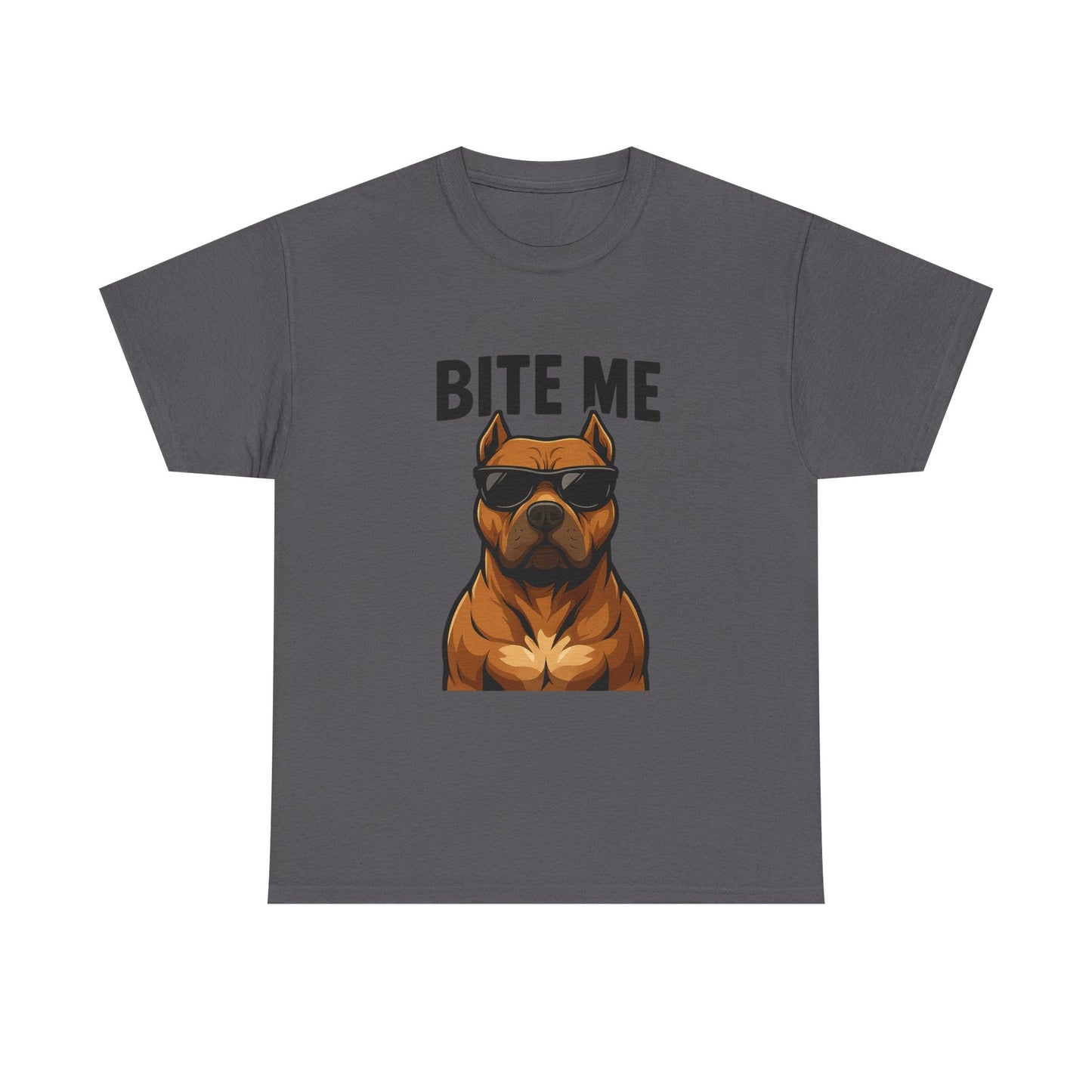 Funny Dog T-Shirt - 'Bite Me' Printify