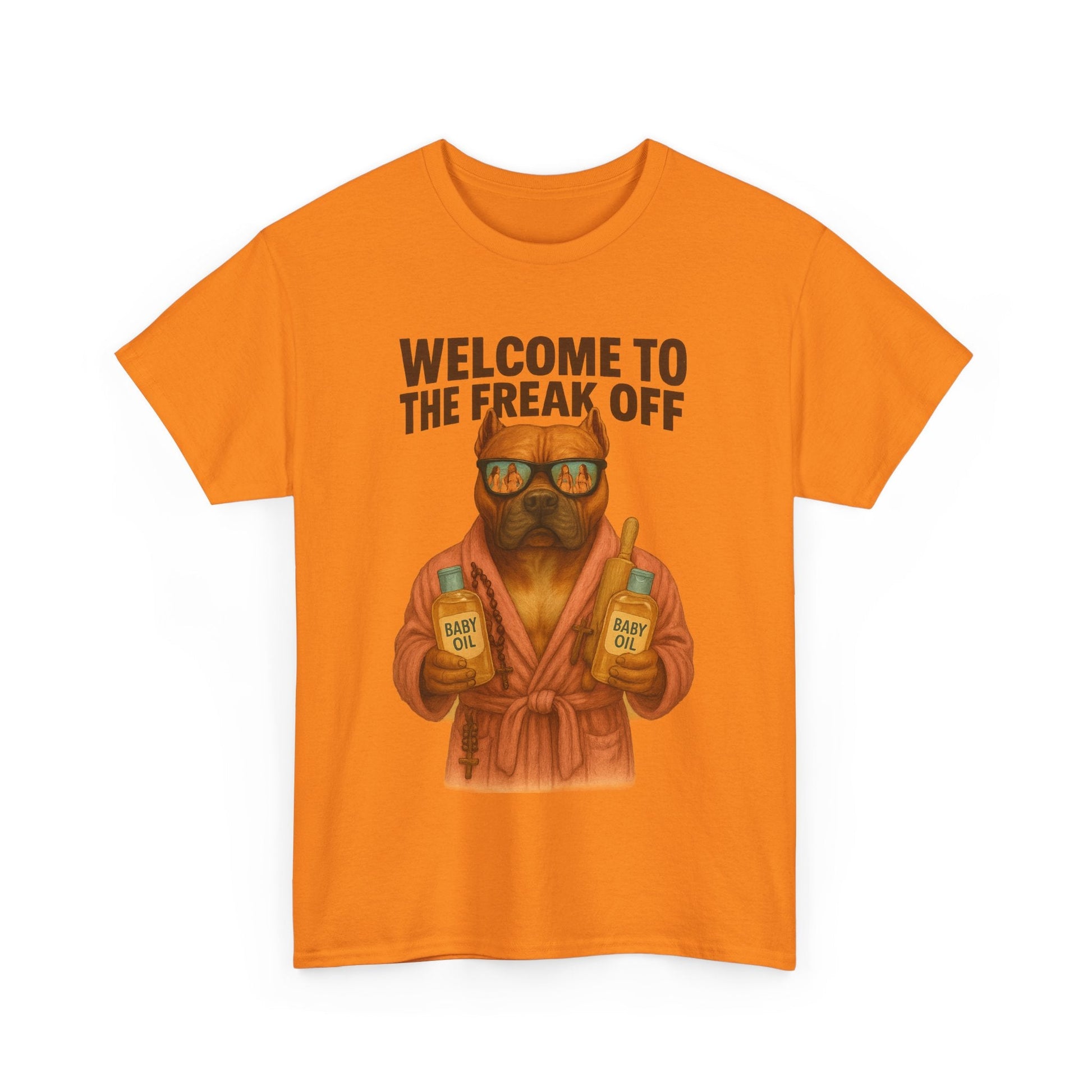 Funny Pitbull Dog T-Shirt - 'Welcome to the Freak Off'- HARDCORE VERSION! Printify