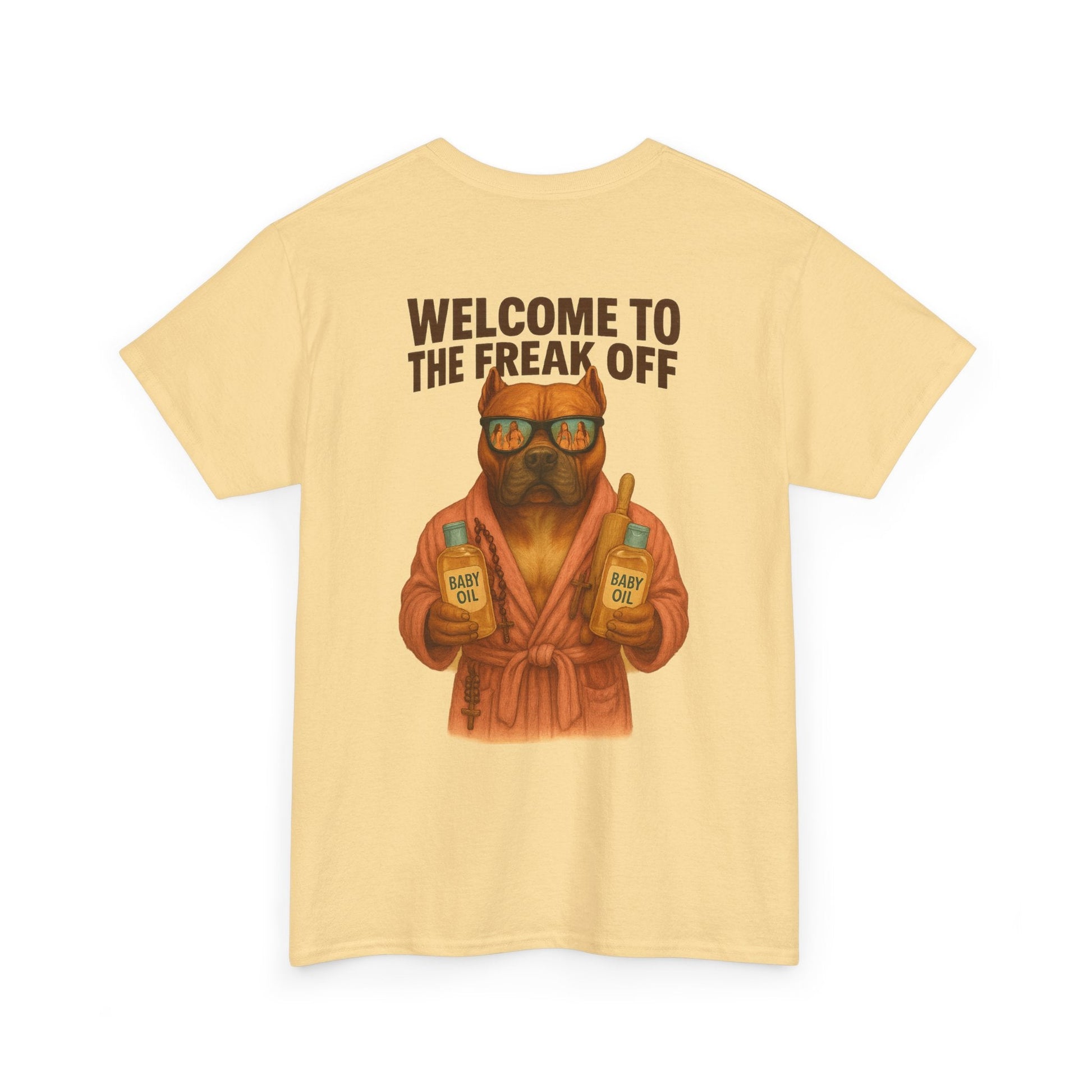 Funny Pitbull Dog T-Shirt - 'Welcome to the Freak Off'- HARDCORE VERSION! Printify