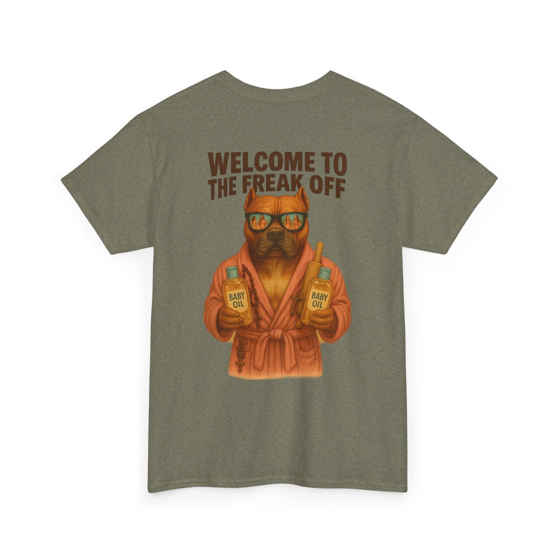 Funny Pitbull Dog T-Shirt - 'Welcome to the Freak Off'- HARDCORE VERSION! Printify