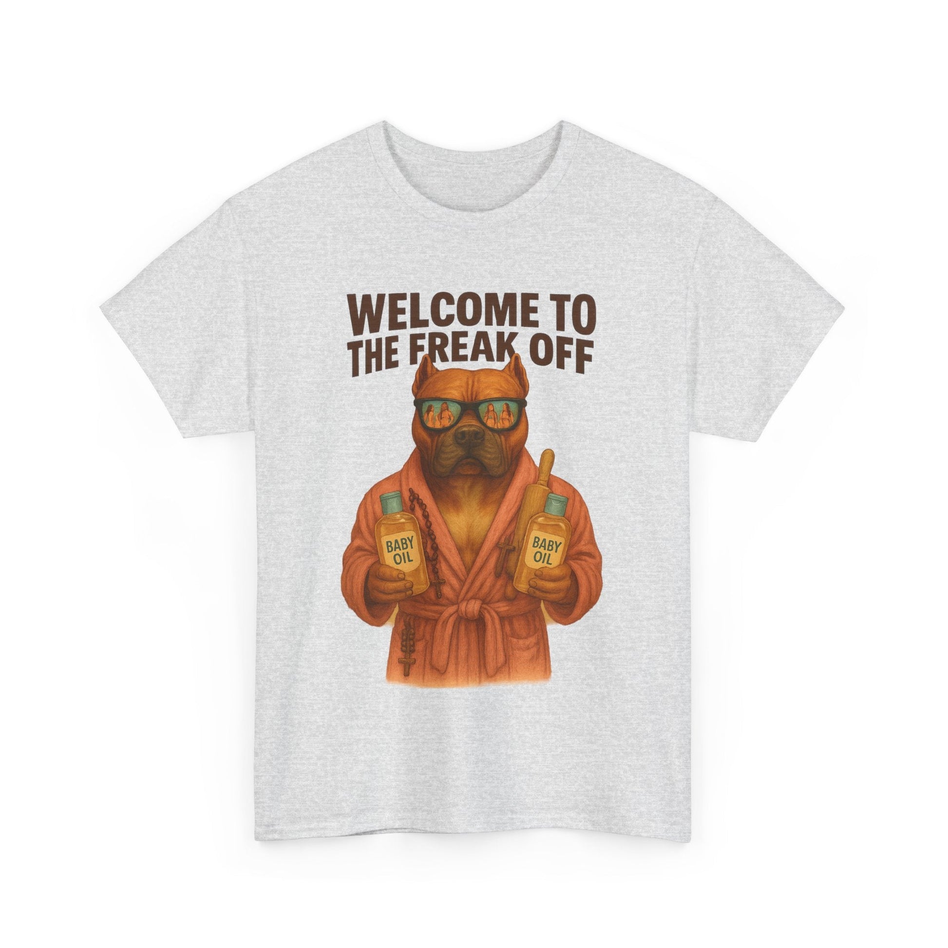 Funny Pitbull Dog T-Shirt - 'Welcome to the Freak Off'- HARDCORE VERSION! Printify