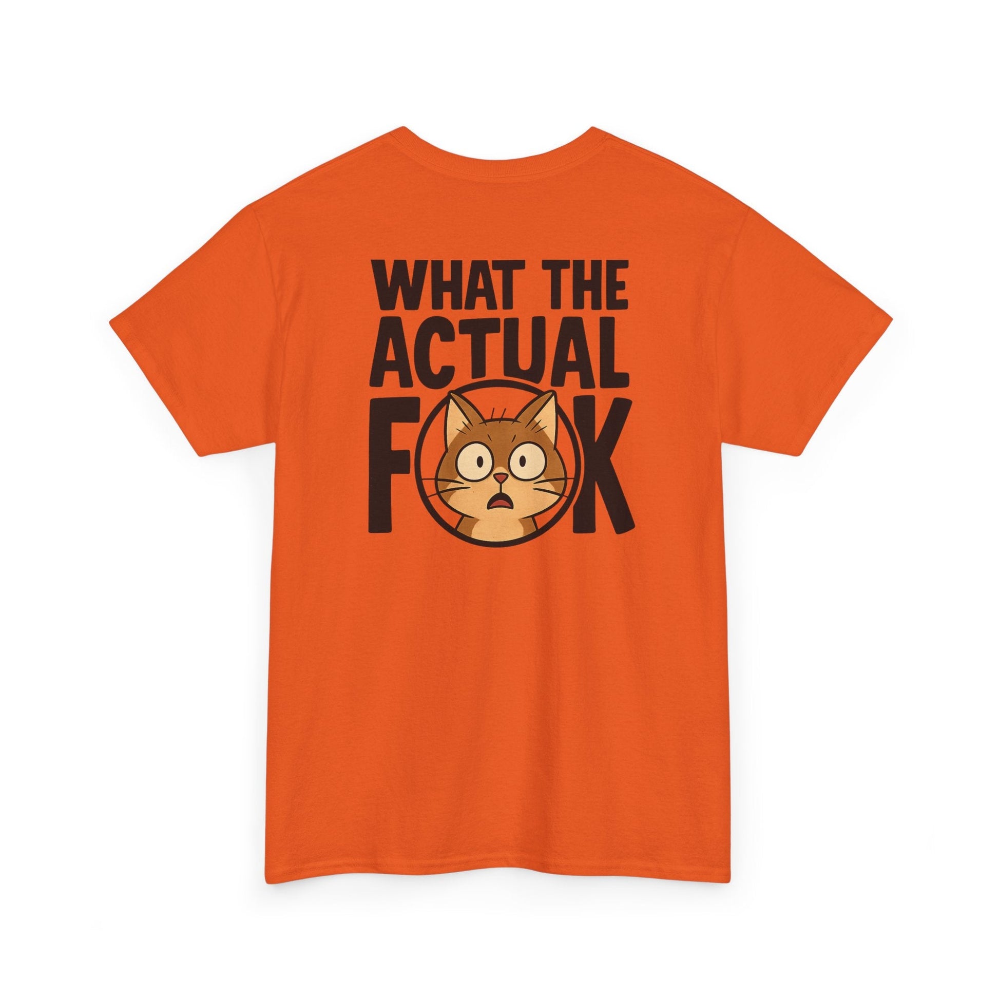 Funny Cat T-Shirt - 'What the Actual F**K' Printify