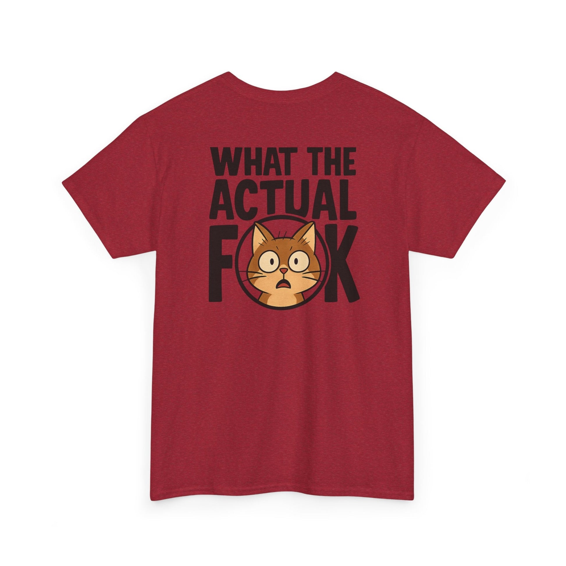 Funny Cat T-Shirt - 'What the Actual F**K' Printify