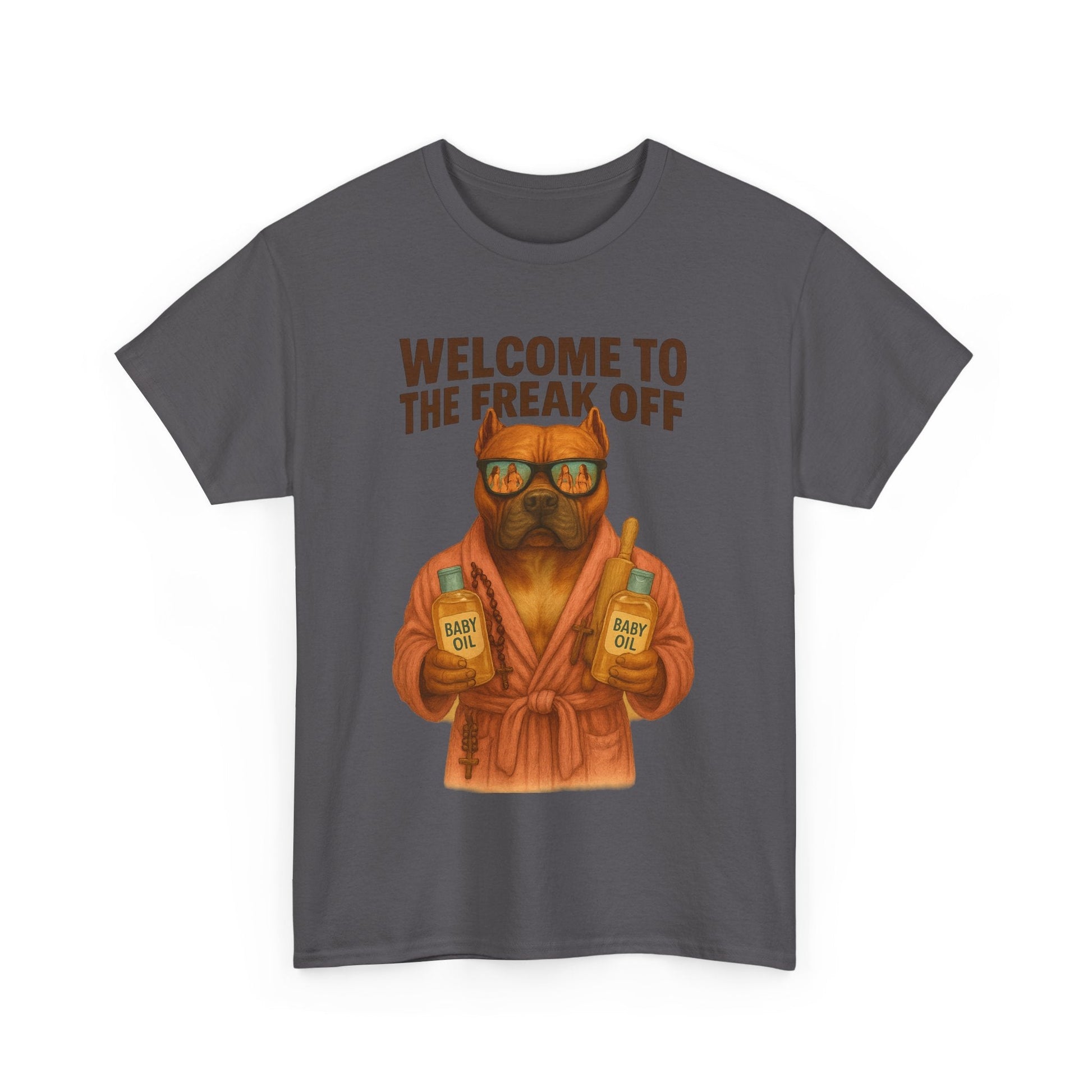 Funny Pitbull Dog T-Shirt - 'Welcome to the Freak Off'- HARDCORE VERSION! Printify