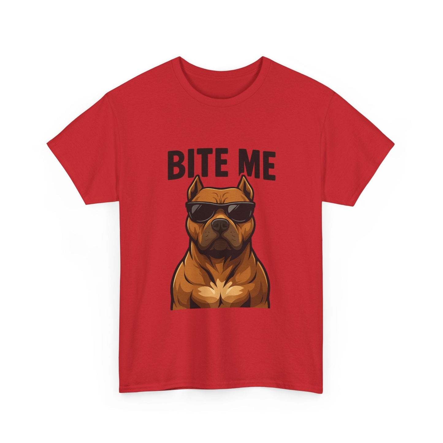 Funny Dog T-Shirt - 'Bite Me' Printify