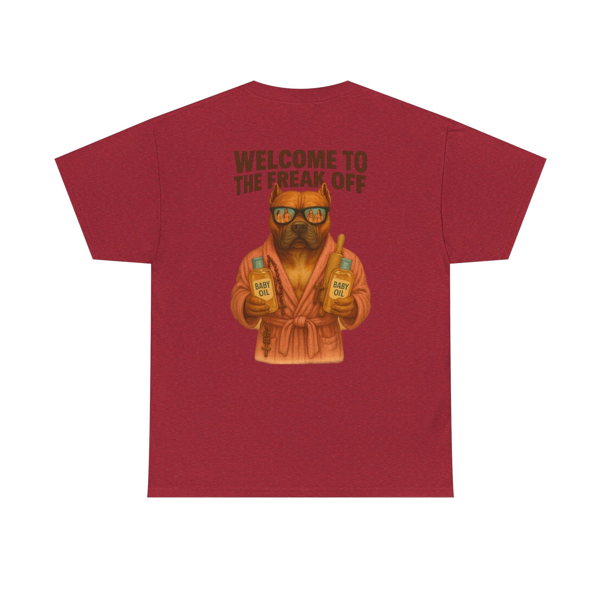 Funny Pitbull Dog T-Shirt - 'Welcome to the Freak Off'- HARDCORE VERSION! Printify