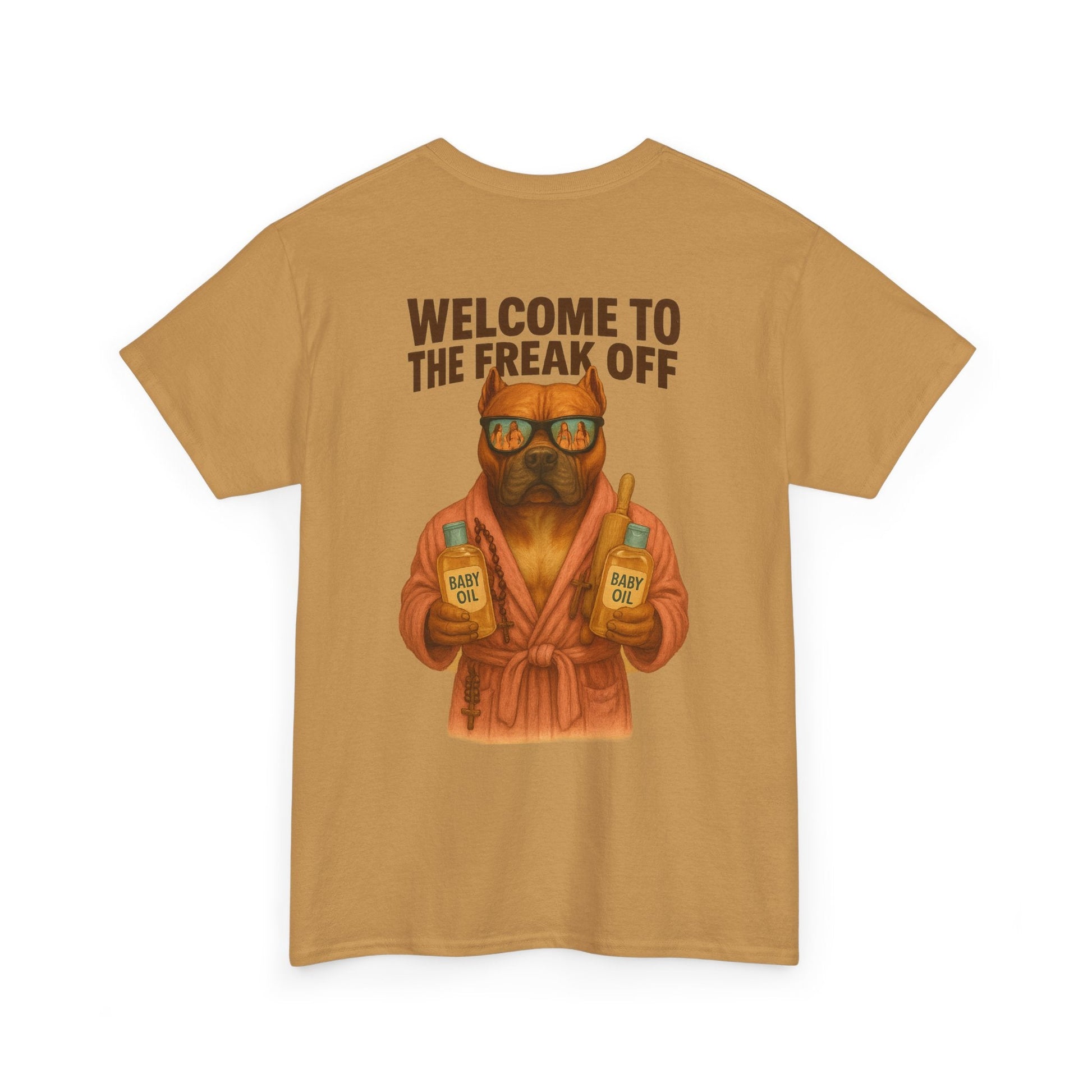Funny Pitbull Dog T-Shirt - 'Welcome to the Freak Off'- HARDCORE VERSION! Printify