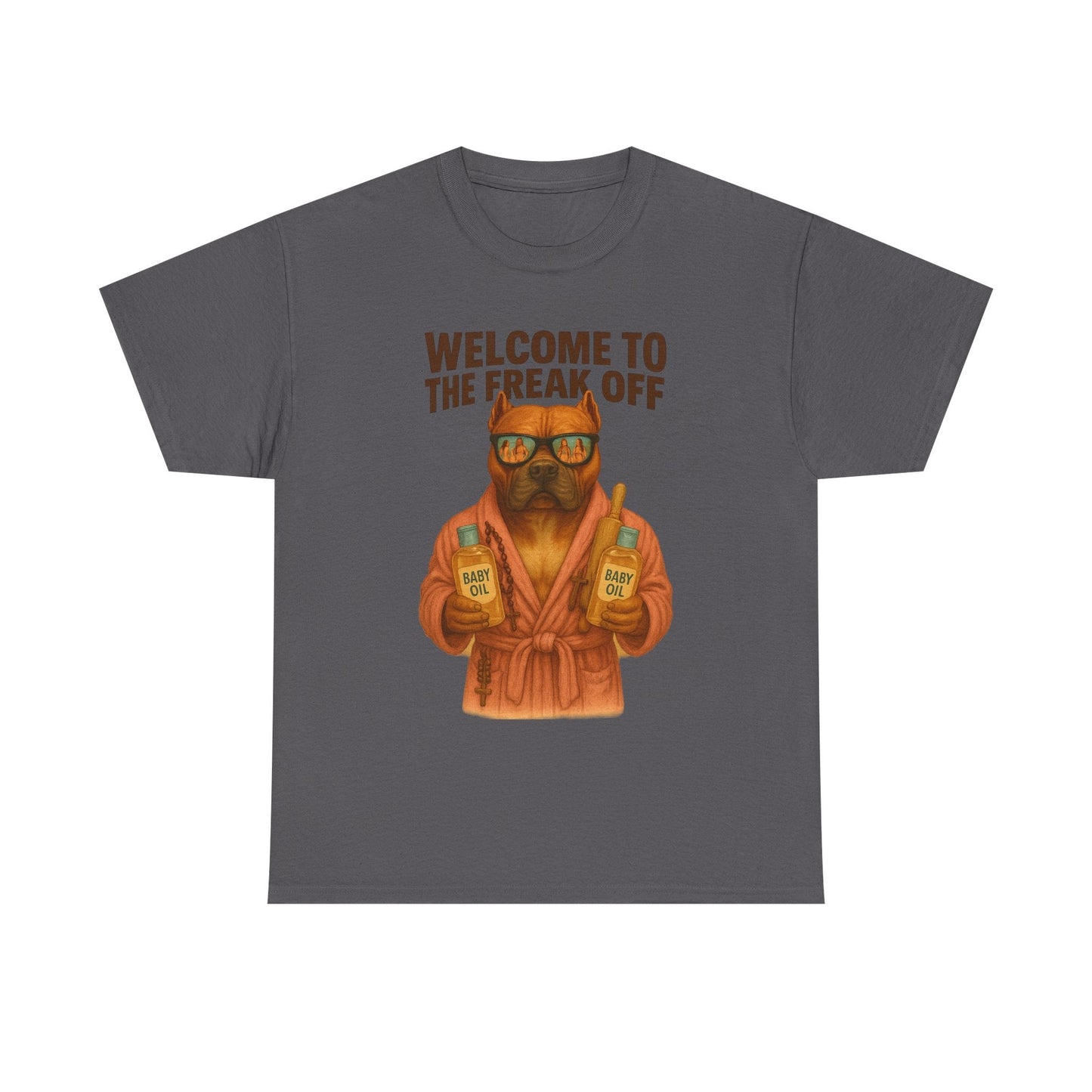Funny Pitbull Dog T-Shirt - 'Welcome to the Freak Off'- HARDCORE VERSION! Printify