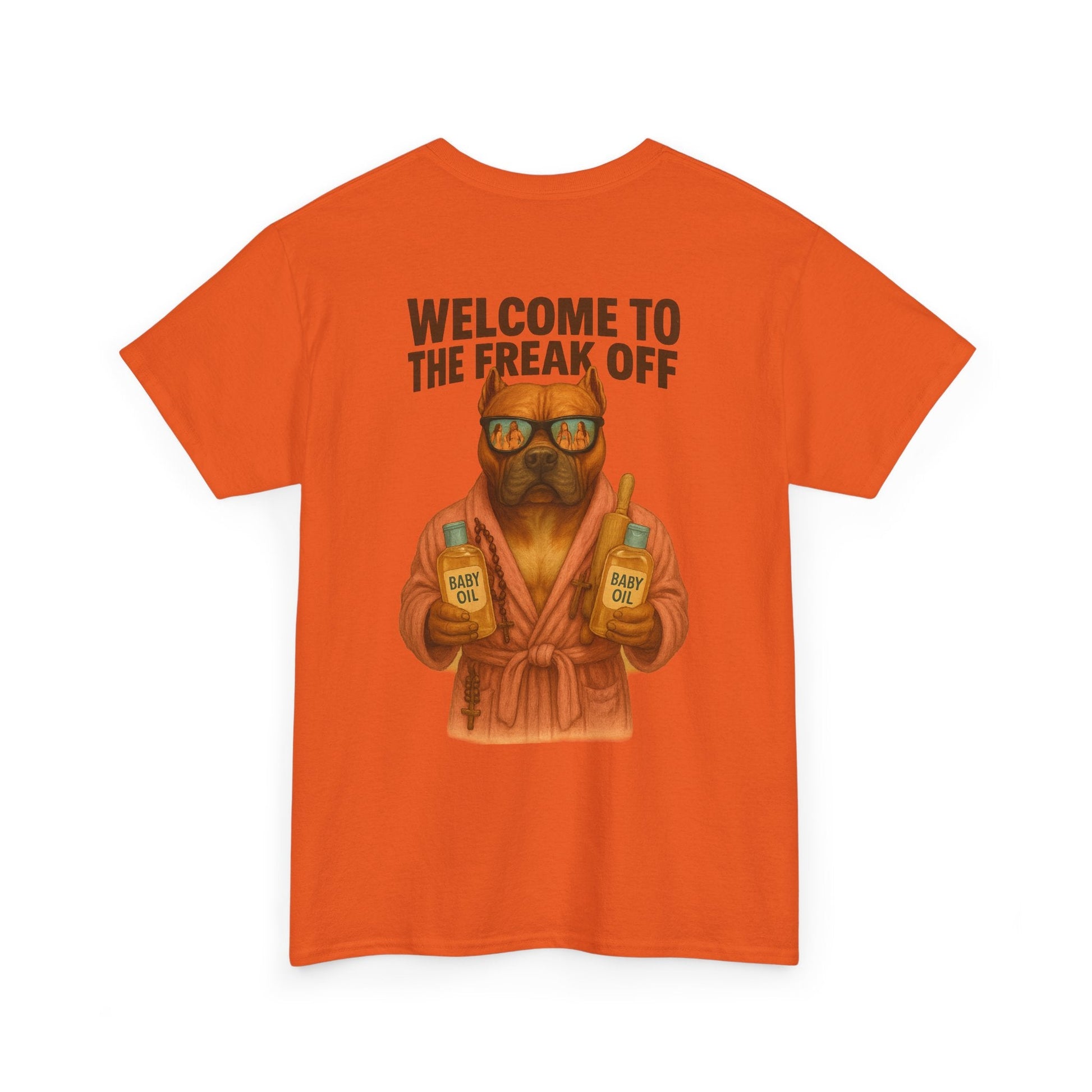 Funny Pitbull Dog T-Shirt - 'Welcome to the Freak Off'- HARDCORE VERSION! Printify
