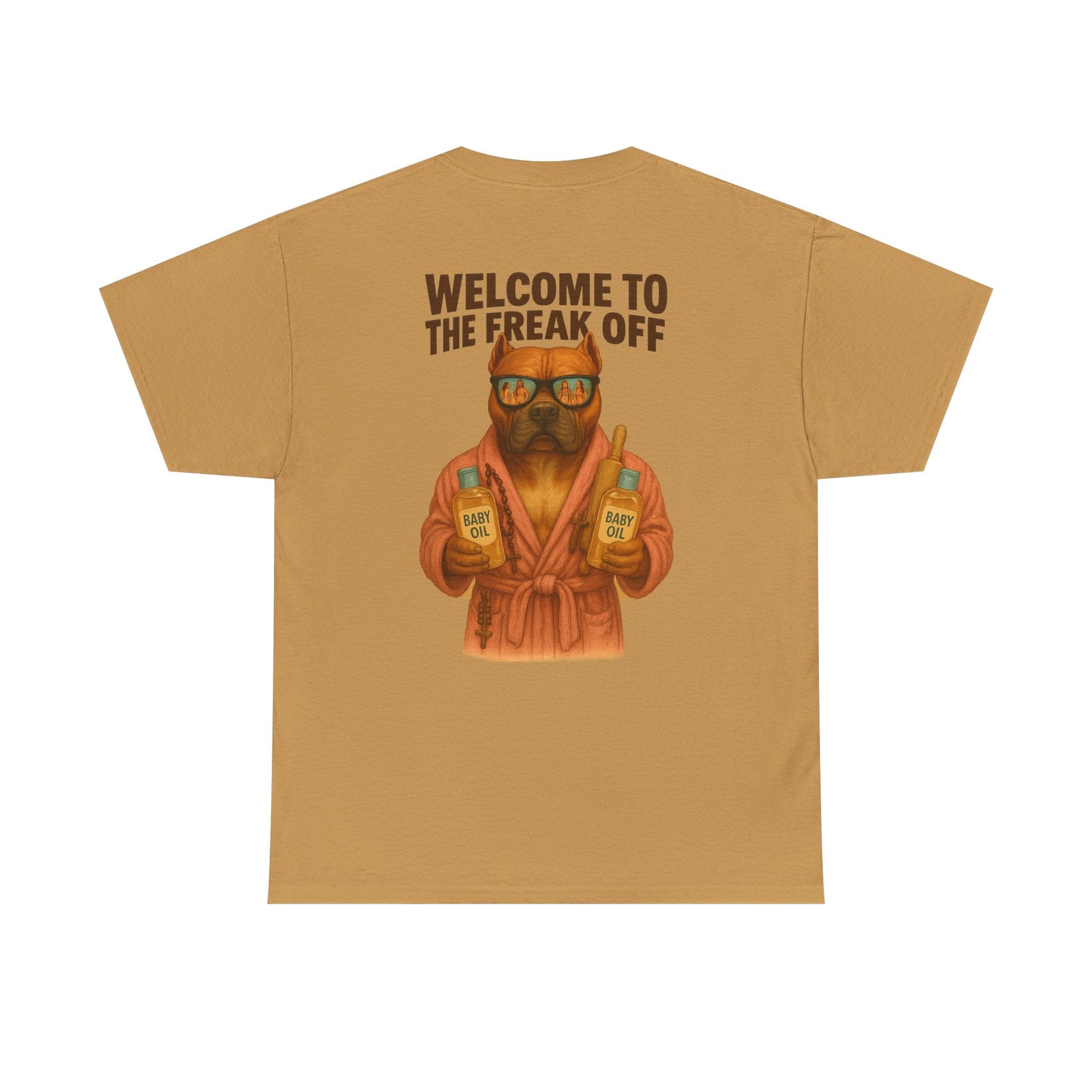 Funny Pitbull Dog T-Shirt - 'Welcome to the Freak Off'- HARDCORE VERSION! Printify