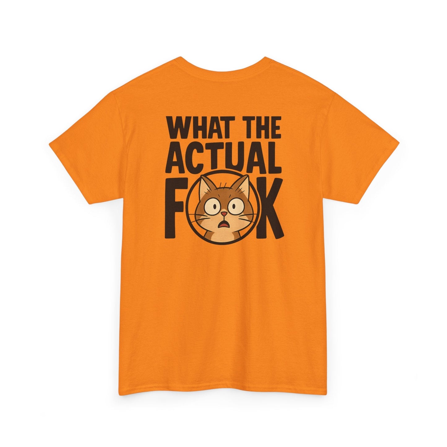 Funny Cat T-Shirt - 'What the Actual F**K' Printify