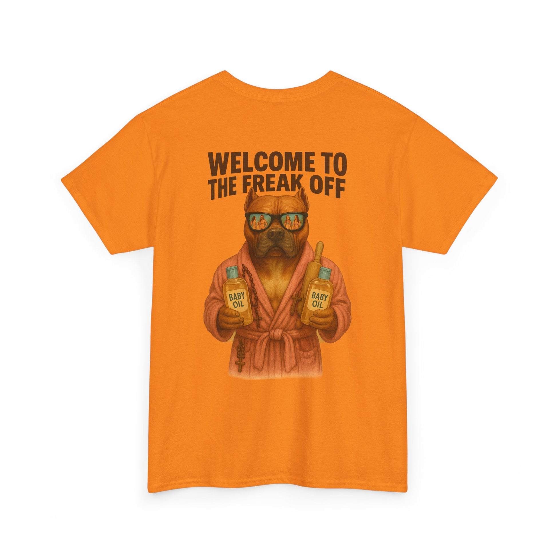 Funny Pitbull Dog T-Shirt - 'Welcome to the Freak Off'- HARDCORE VERSION! Printify